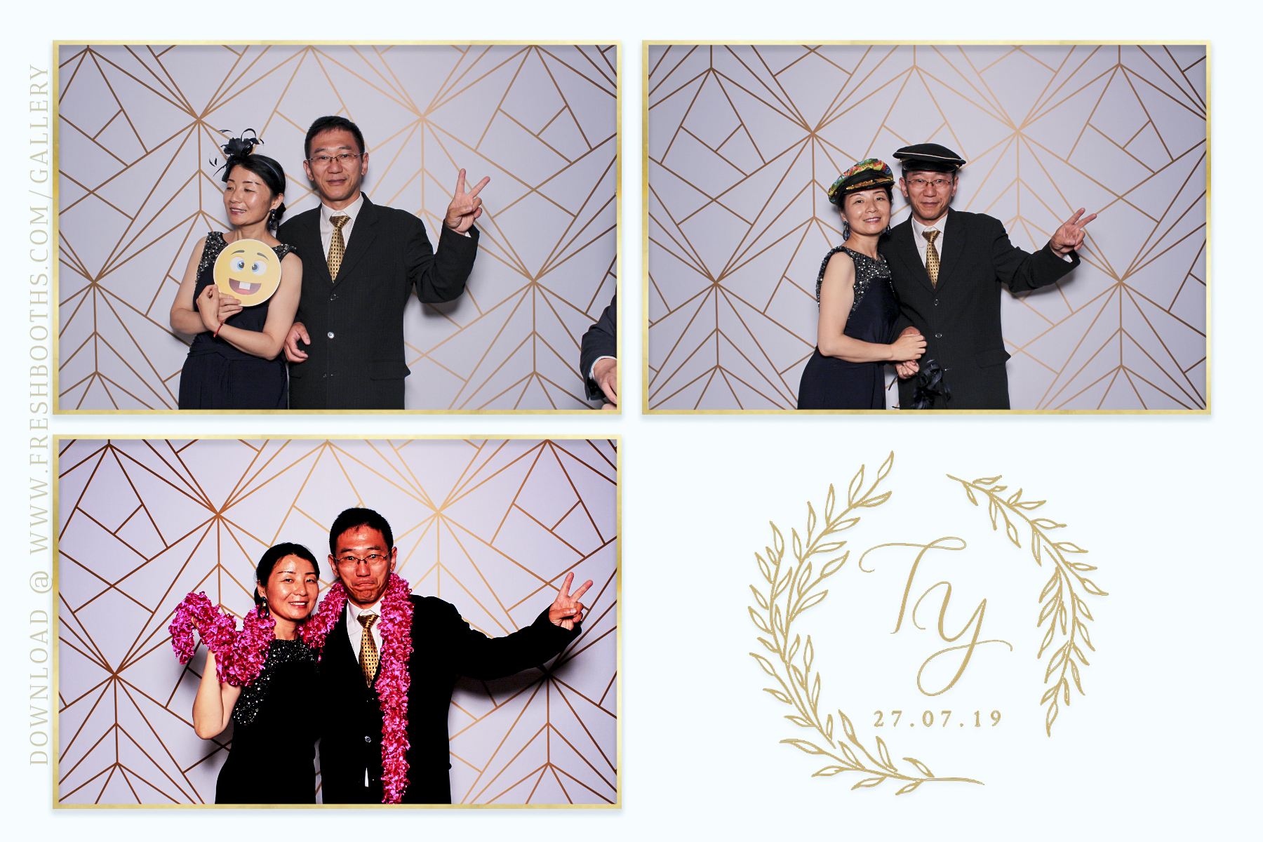 Tianqi and Yisheng's Wedding - Classic Open Booth | View more photos from the event at gallery.freshbooths.com/u/FreshBooths/Tianqi-and-Yishengs-Wedding-Classic-Open-Booth