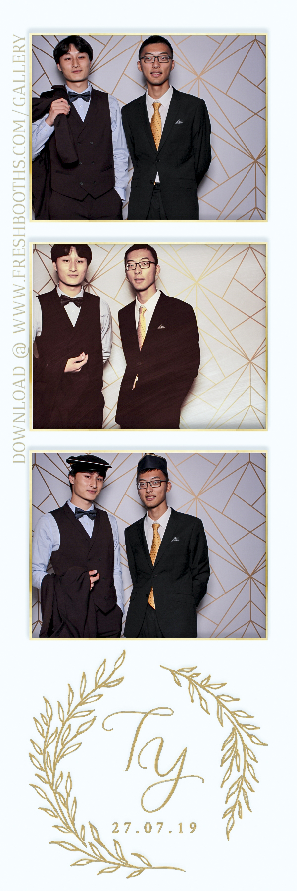 Tianqi and Yisheng's Wedding - Classic Open Booth | View more photos from the event at gallery.freshbooths.com/u/FreshBooths/Tianqi-and-Yishengs-Wedding-Classic-Open-Booth