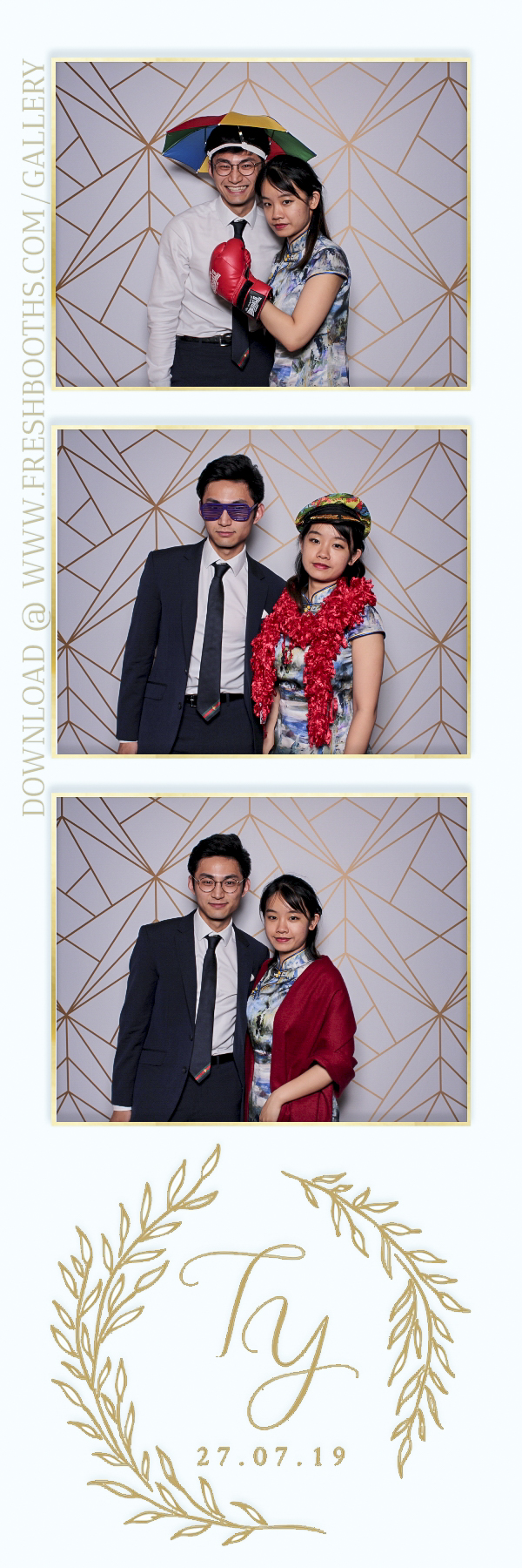 Tianqi and Yisheng's Wedding - Classic Open Booth | View more photos from the event at gallery.freshbooths.com/u/FreshBooths/Tianqi-and-Yishengs-Wedding-Classic-Open-Booth