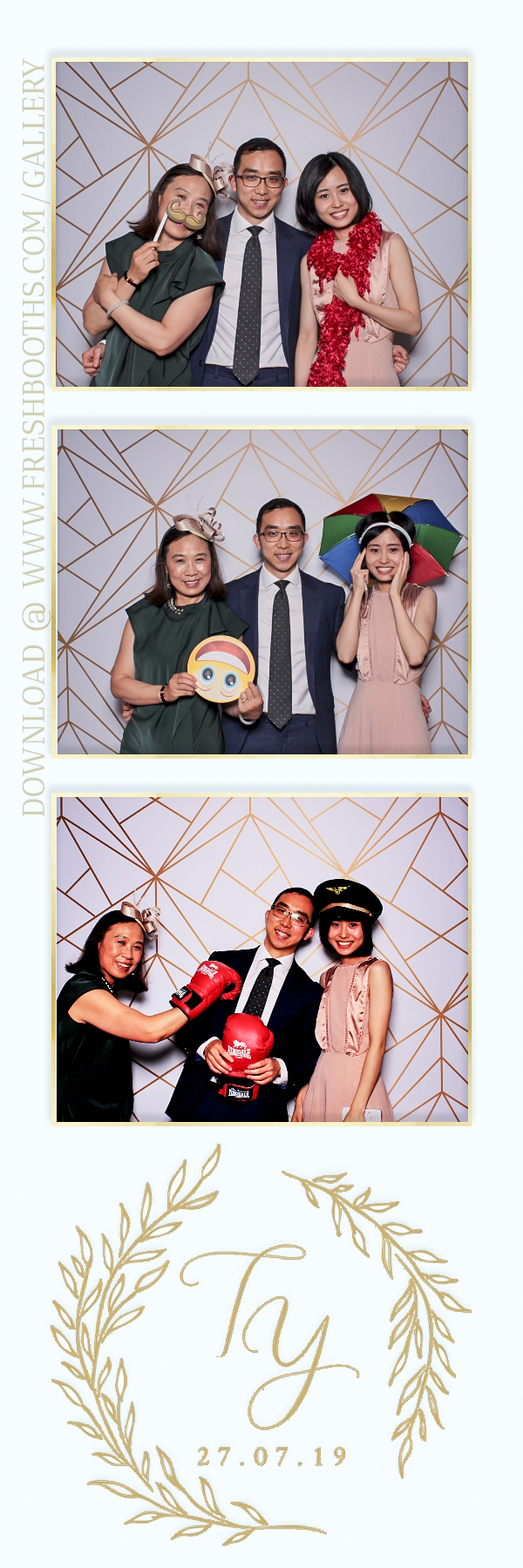 Tianqi and Yisheng's Wedding - Classic Open Booth | View more photos from the event at gallery.freshbooths.com/u/FreshBooths/Tianqi-and-Yishengs-Wedding-Classic-Open-Booth