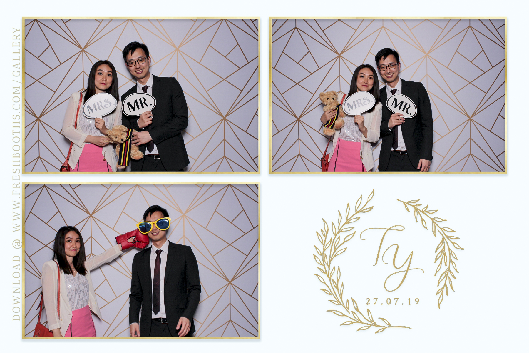 Tianqi and Yisheng's Wedding - Classic Open Booth | View more photos from the event at gallery.freshbooths.com/u/FreshBooths/Tianqi-and-Yishengs-Wedding-Classic-Open-Booth