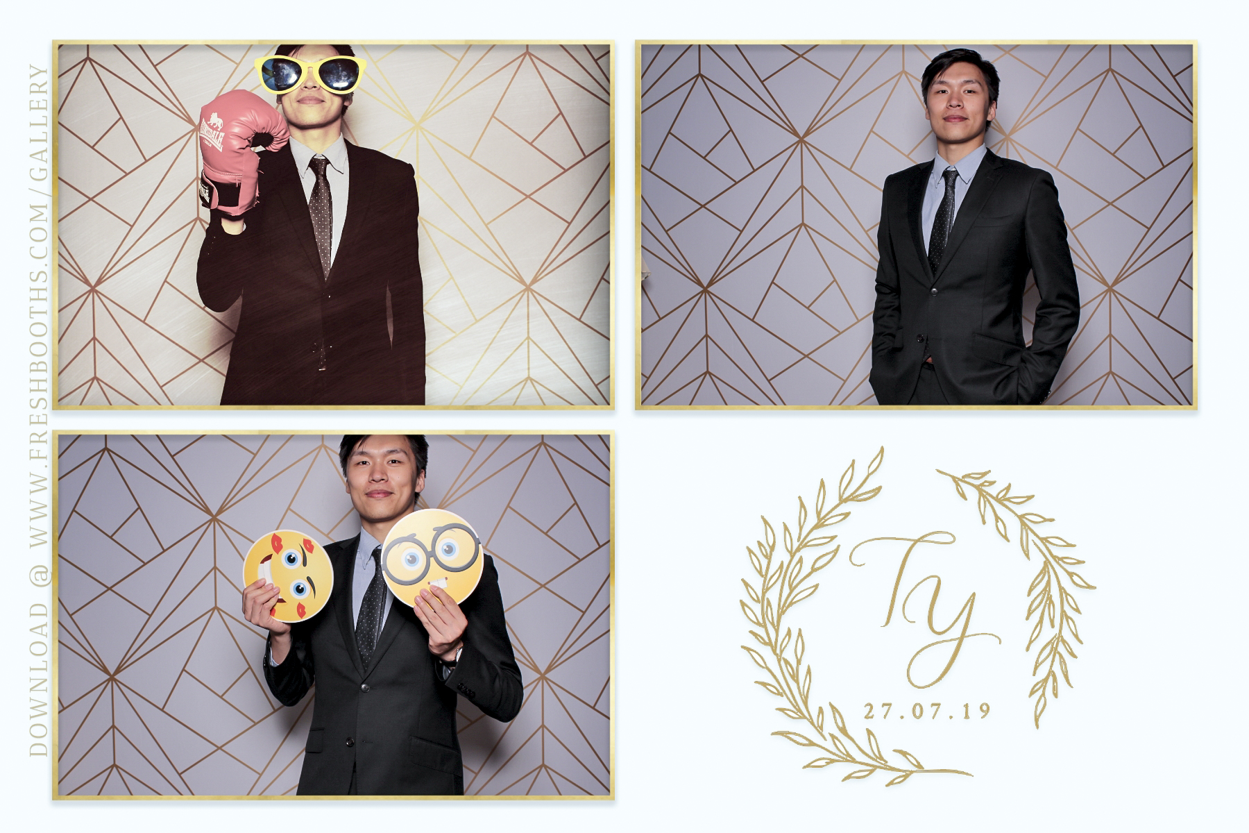 Tianqi and Yisheng's Wedding - Classic Open Booth | View more photos from the event at gallery.freshbooths.com/u/FreshBooths/Tianqi-and-Yishengs-Wedding-Classic-Open-Booth