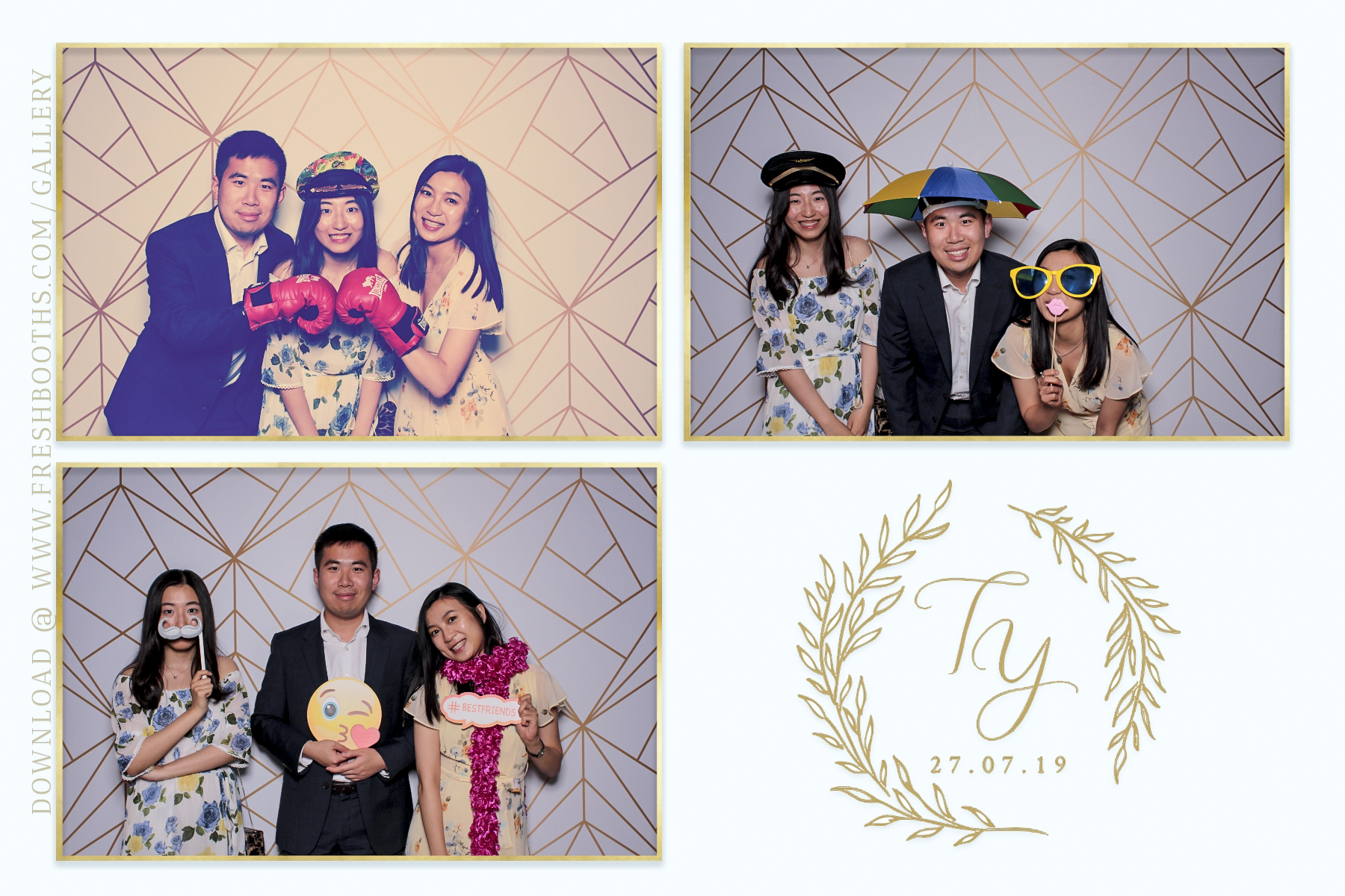 Tianqi and Yisheng's Wedding - Classic Open Booth | View more photos from the event at gallery.freshbooths.com/u/FreshBooths/Tianqi-and-Yishengs-Wedding-Classic-Open-Booth