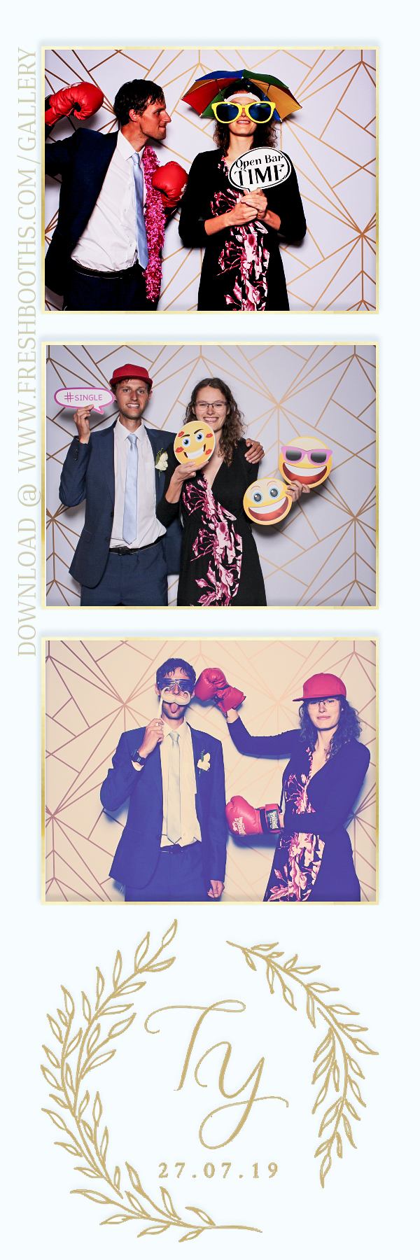 Tianqi and Yisheng's Wedding - Classic Open Booth | View more photos from the event at gallery.freshbooths.com/u/FreshBooths/Tianqi-and-Yishengs-Wedding-Classic-Open-Booth