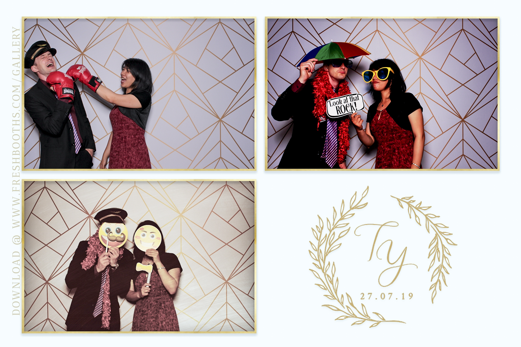 Tianqi and Yisheng's Wedding - Classic Open Booth | View more photos from the event at gallery.freshbooths.com/u/FreshBooths/Tianqi-and-Yishengs-Wedding-Classic-Open-Booth