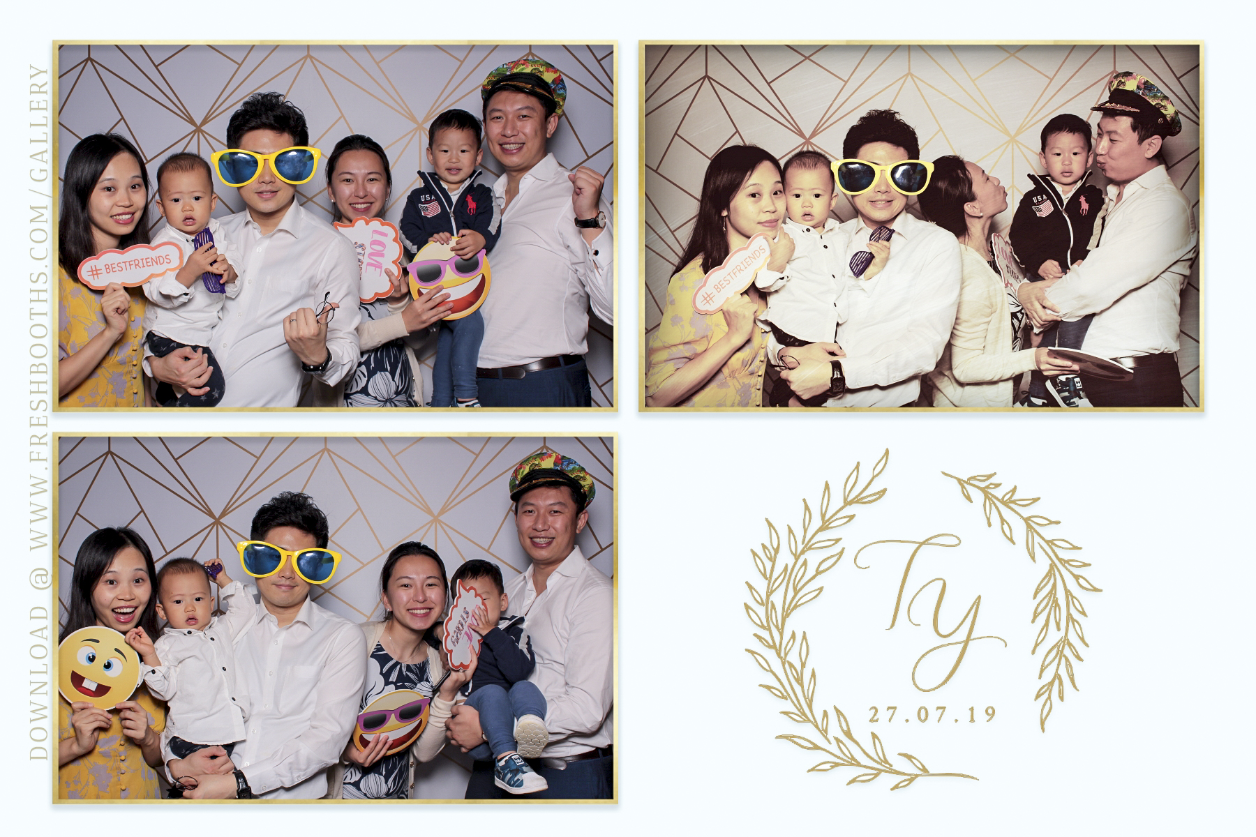 Tianqi and Yisheng's Wedding - Classic Open Booth | View more photos from the event at gallery.freshbooths.com/u/FreshBooths/Tianqi-and-Yishengs-Wedding-Classic-Open-Booth