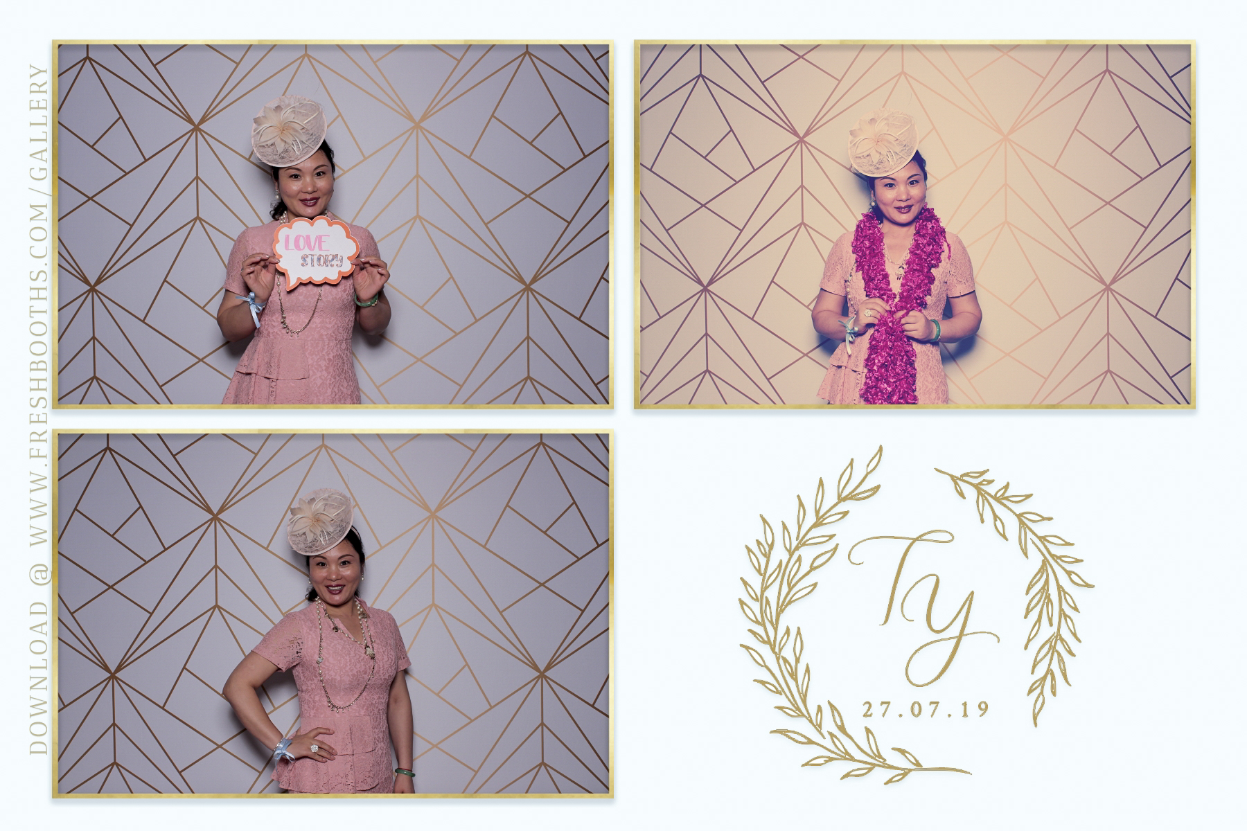 Tianqi and Yisheng's Wedding - Classic Open Booth | View more photos from the event at gallery.freshbooths.com/u/FreshBooths/Tianqi-and-Yishengs-Wedding-Classic-Open-Booth