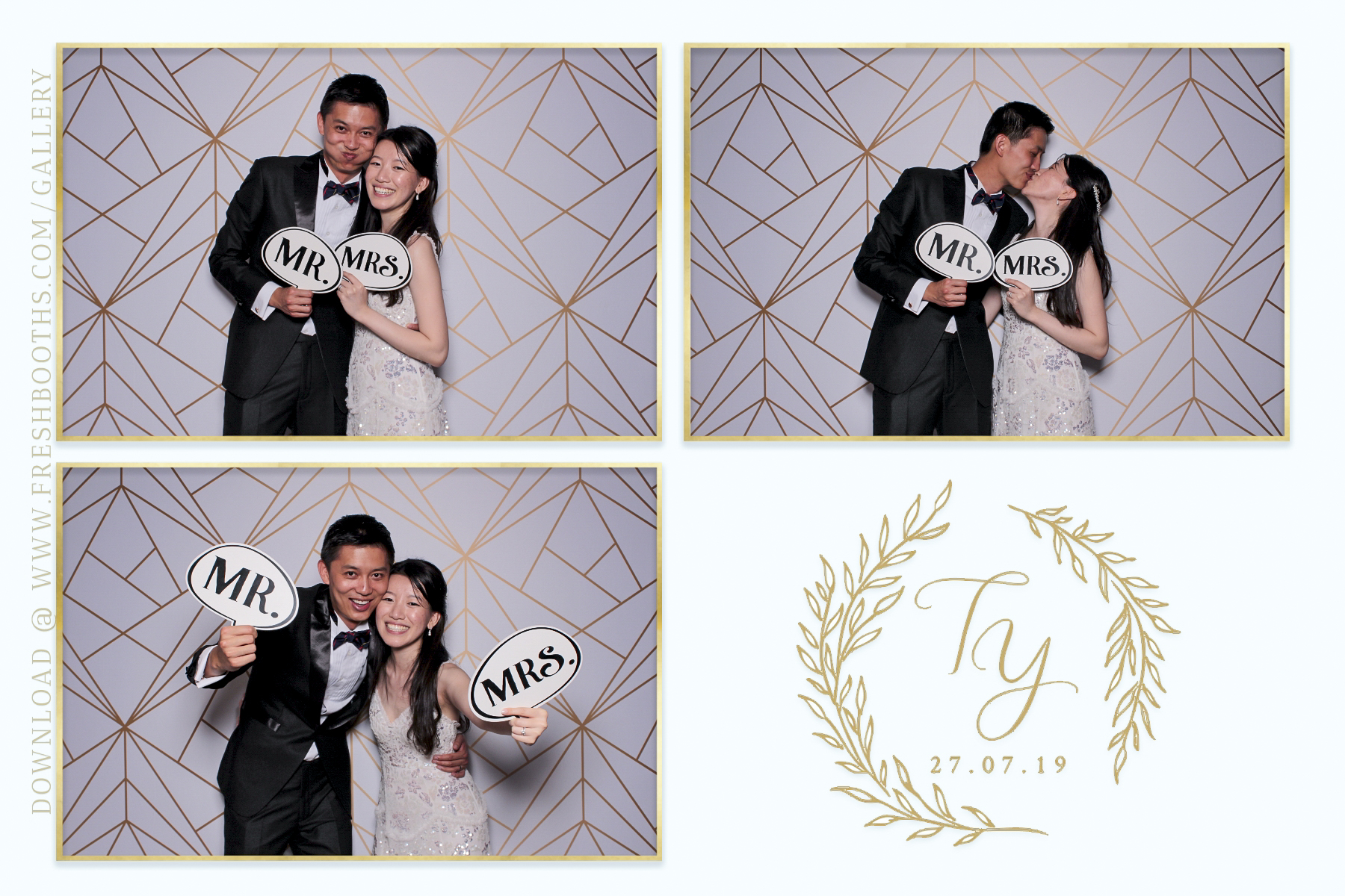 Tianqi and Yisheng's Wedding - Classic Open Booth | View more photos from the event at gallery.freshbooths.com/u/FreshBooths/Tianqi-and-Yishengs-Wedding-Classic-Open-Booth