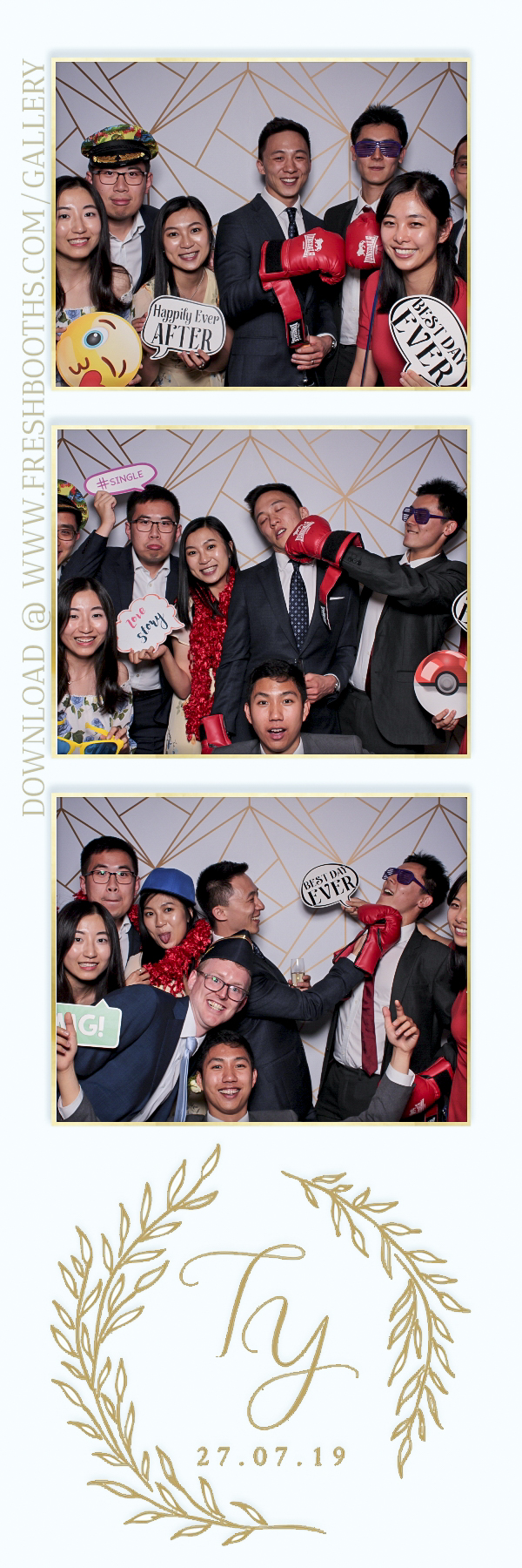 Tianqi and Yisheng's Wedding - Classic Open Booth | View more photos from the event at gallery.freshbooths.com/u/FreshBooths/Tianqi-and-Yishengs-Wedding-Classic-Open-Booth