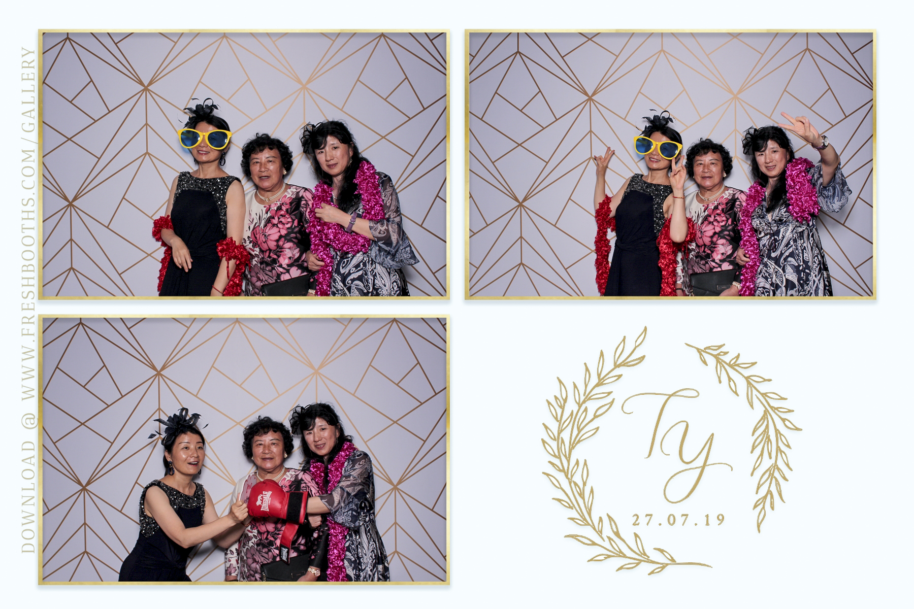 Tianqi and Yisheng's Wedding - Classic Open Booth | View more photos from the event at gallery.freshbooths.com/u/FreshBooths/Tianqi-and-Yishengs-Wedding-Classic-Open-Booth