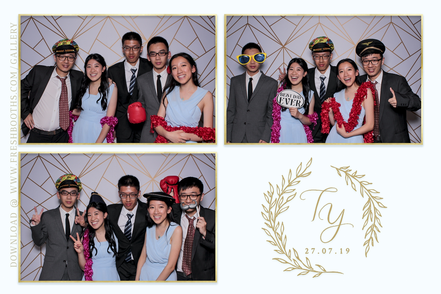 Tianqi and Yisheng's Wedding - Classic Open Booth | View more photos from the event at gallery.freshbooths.com/u/FreshBooths/Tianqi-and-Yishengs-Wedding-Classic-Open-Booth