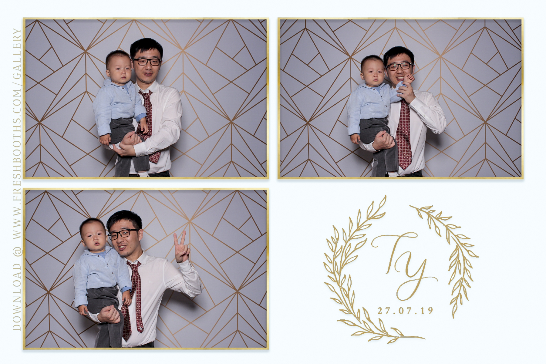 Tianqi and Yisheng's Wedding - Classic Open Booth | View more photos from the event at gallery.freshbooths.com/u/FreshBooths/Tianqi-and-Yishengs-Wedding-Classic-Open-Booth