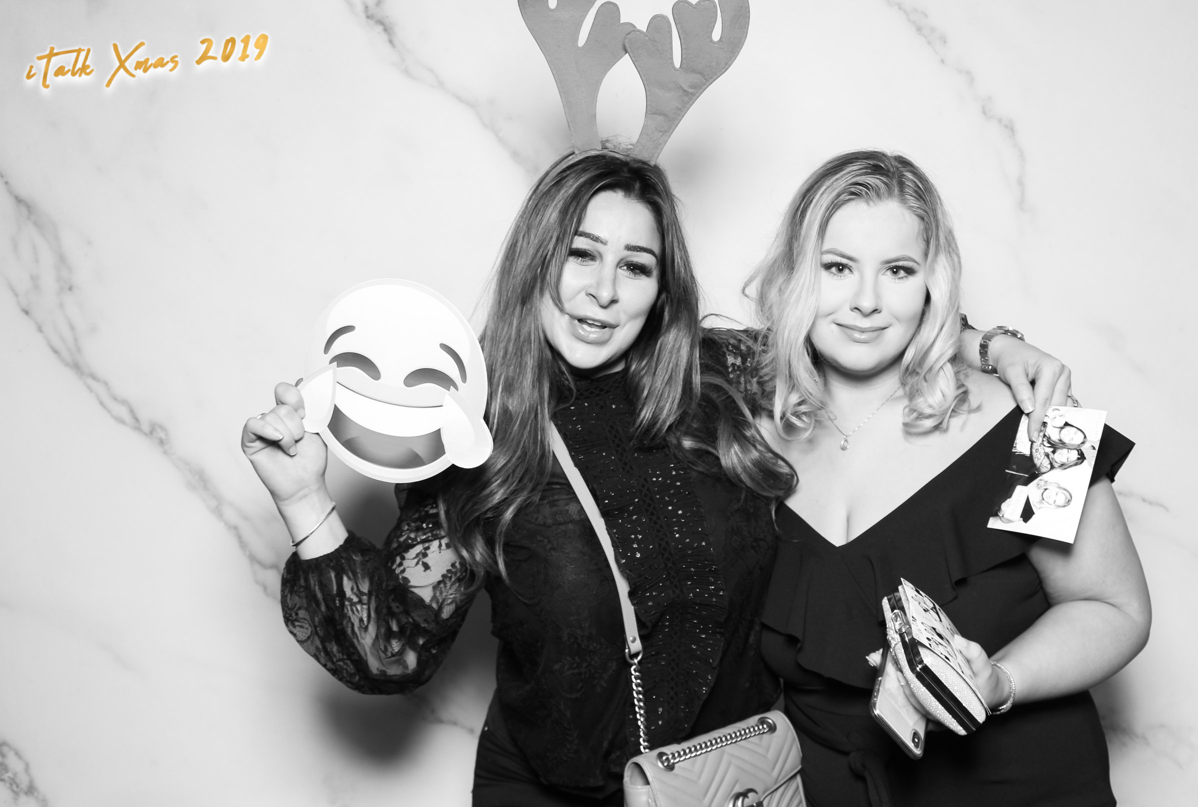 iTalk Christmas Party - Classic open booth (Beauty Booth) | View more photos from the event at gallery.freshbooths.com/u/FreshBooths/iTalk-Christmas-Party-Classic-open-booth-Beauty-Booth