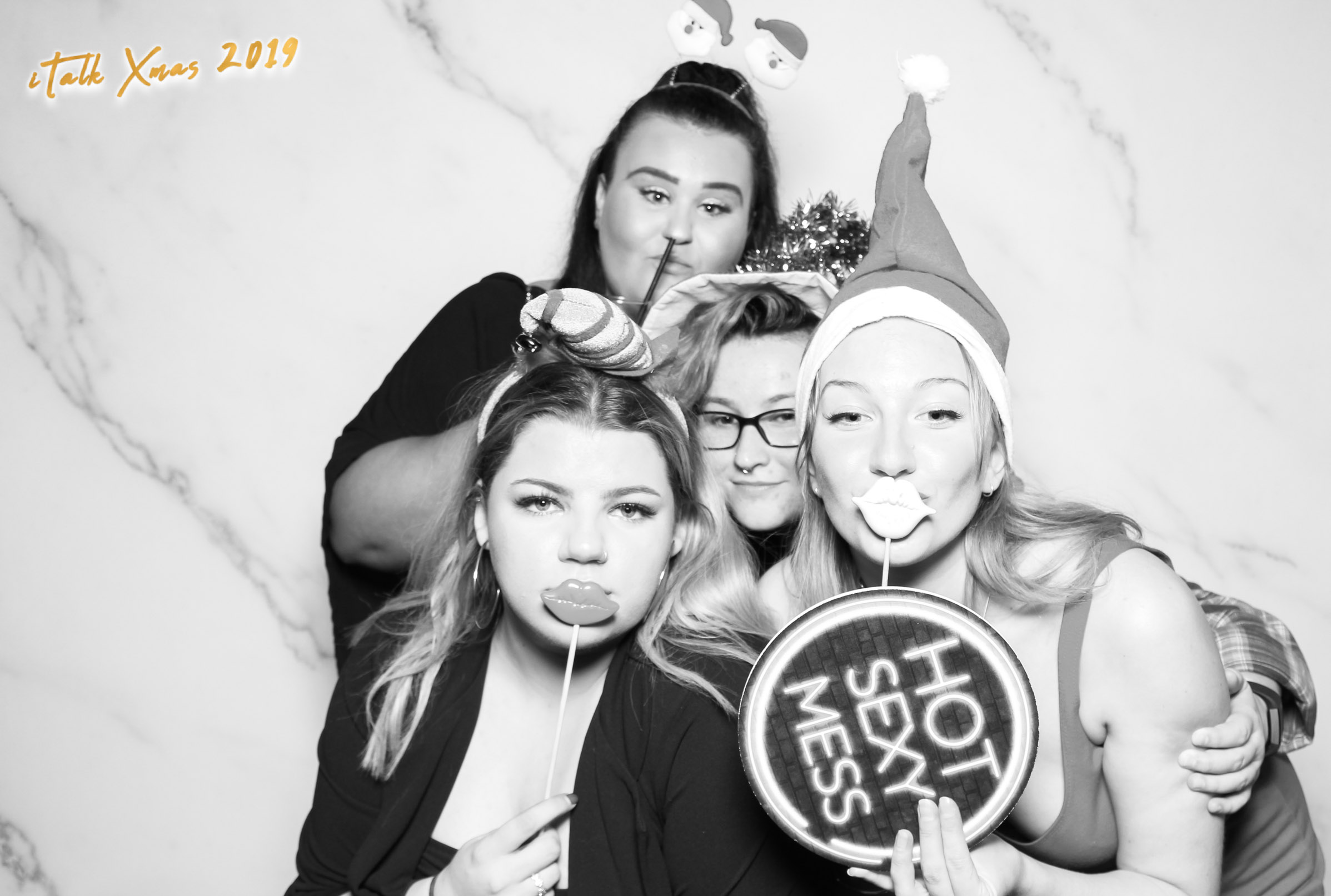 iTalk Christmas Party - Classic open booth (Beauty Booth) | View more photos from the event at gallery.freshbooths.com/u/FreshBooths/iTalk-Christmas-Party-Classic-open-booth-Beauty-Booth