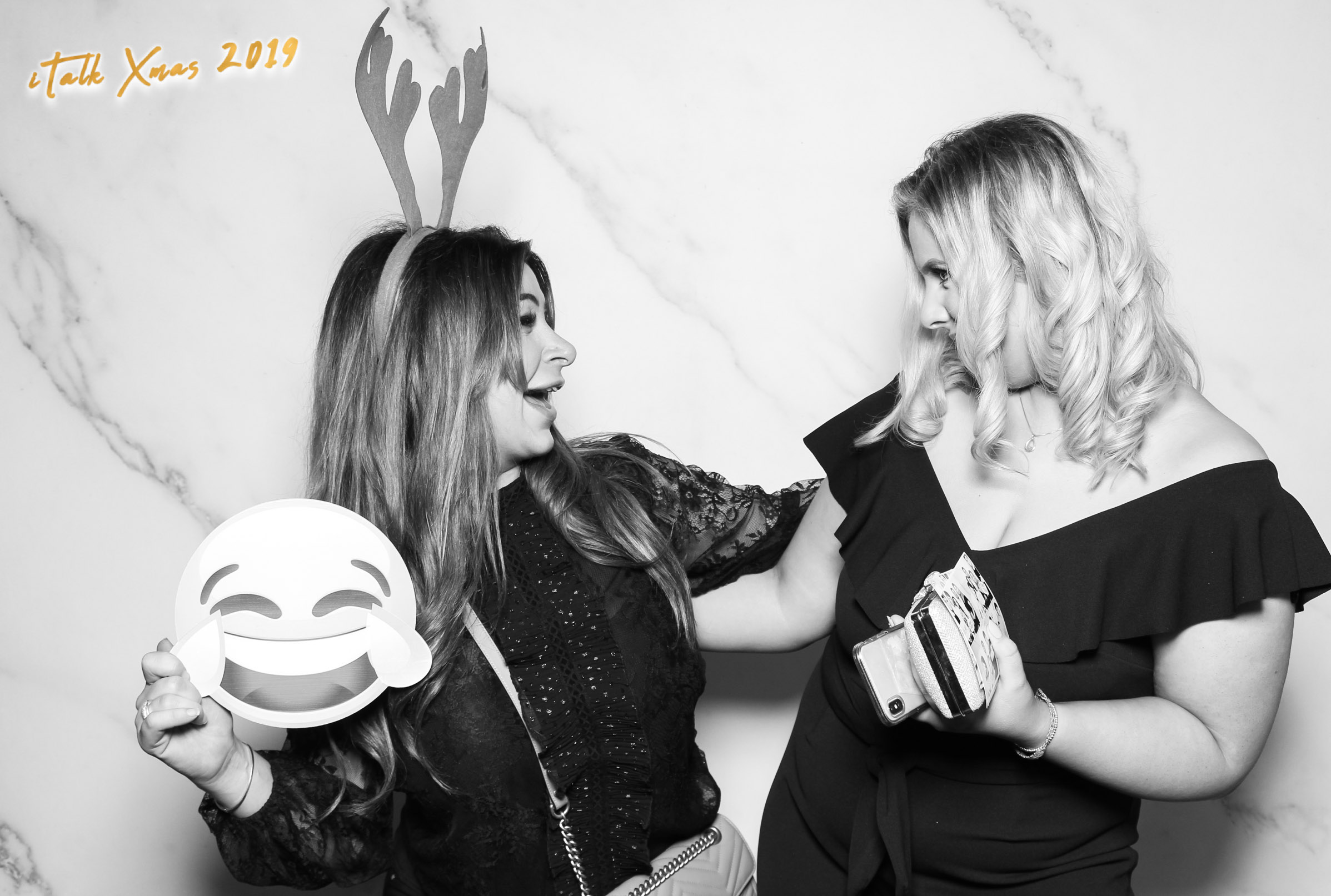 iTalk Christmas Party - Classic open booth (Beauty Booth) | View more photos from the event at gallery.freshbooths.com/u/FreshBooths/iTalk-Christmas-Party-Classic-open-booth-Beauty-Booth