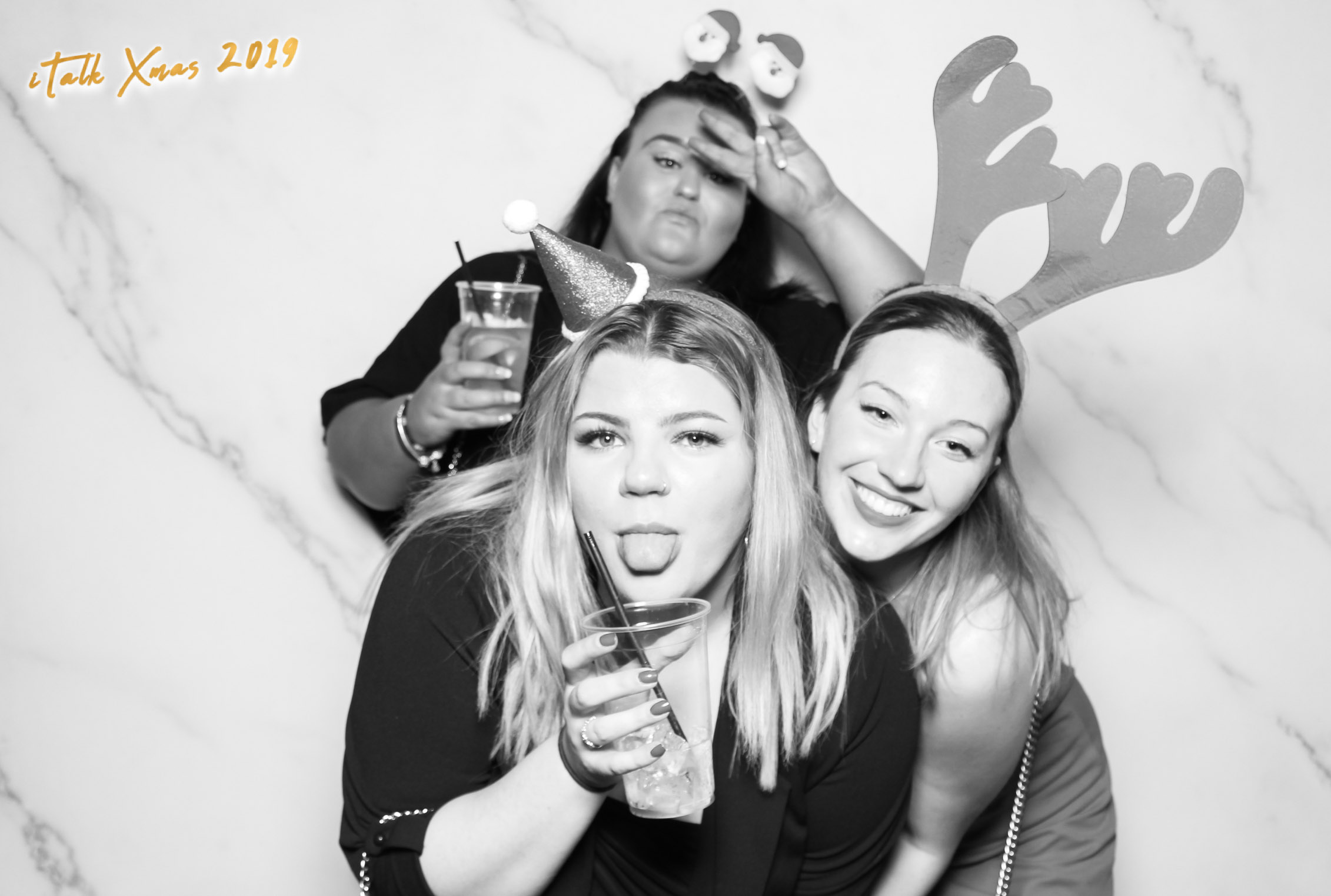 iTalk Christmas Party - Classic open booth (Beauty Booth) | View more photos from the event at gallery.freshbooths.com/u/FreshBooths/iTalk-Christmas-Party-Classic-open-booth-Beauty-Booth