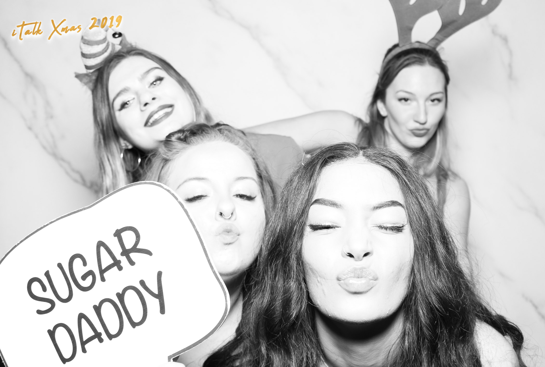 iTalk Christmas Party - Classic open booth (Beauty Booth) | View more photos from the event at gallery.freshbooths.com/u/FreshBooths/iTalk-Christmas-Party-Classic-open-booth-Beauty-Booth
