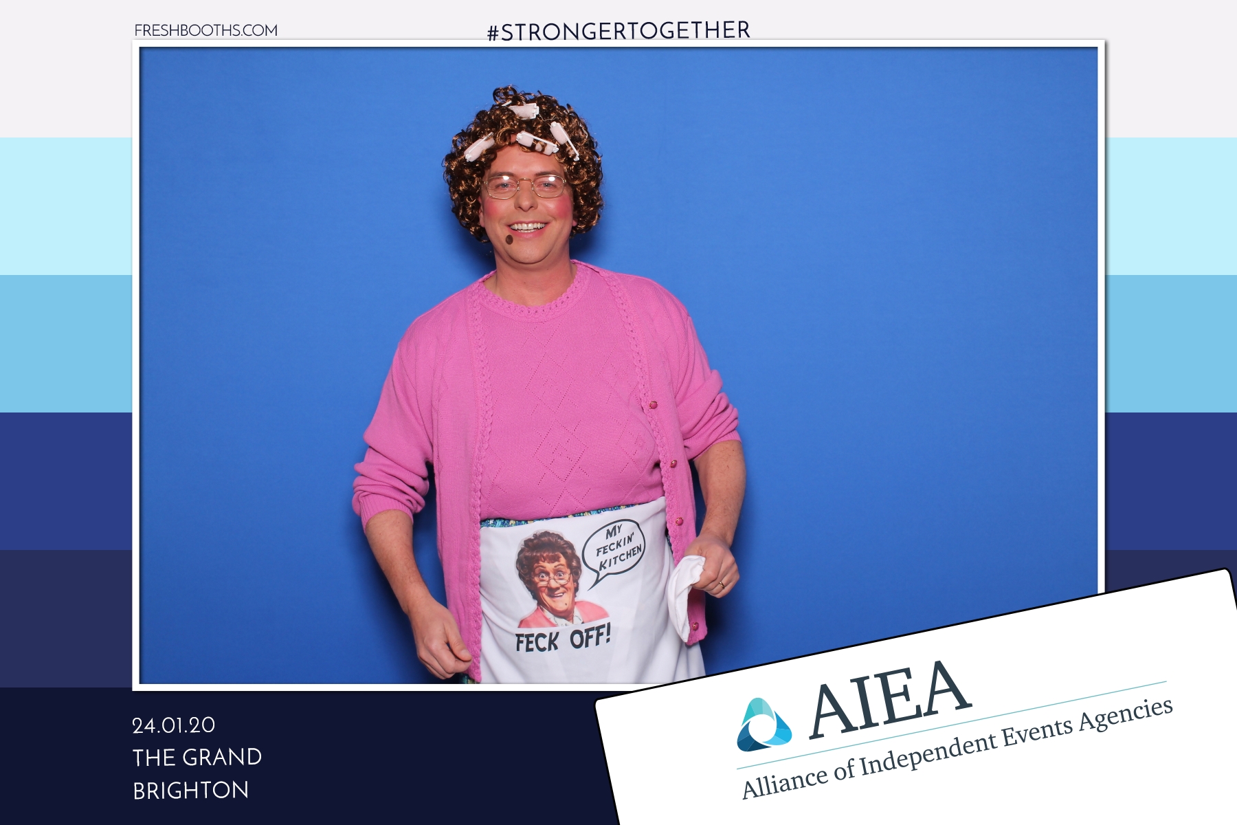 AIEA Annual Awards 2020 - Classic Open Booth | View more photos from the event at gallery.freshbooths.com/u/FreshBooths/AIEA-Annual-Awards-2020-Classic-Open-Booth