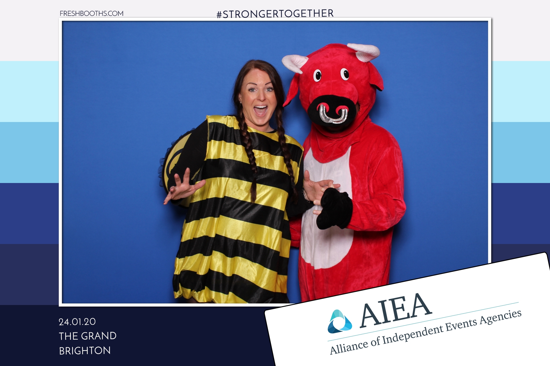 AIEA Annual Awards 2020 - Classic Open Booth | View more photos from the event at gallery.freshbooths.com/u/FreshBooths/AIEA-Annual-Awards-2020-Classic-Open-Booth
