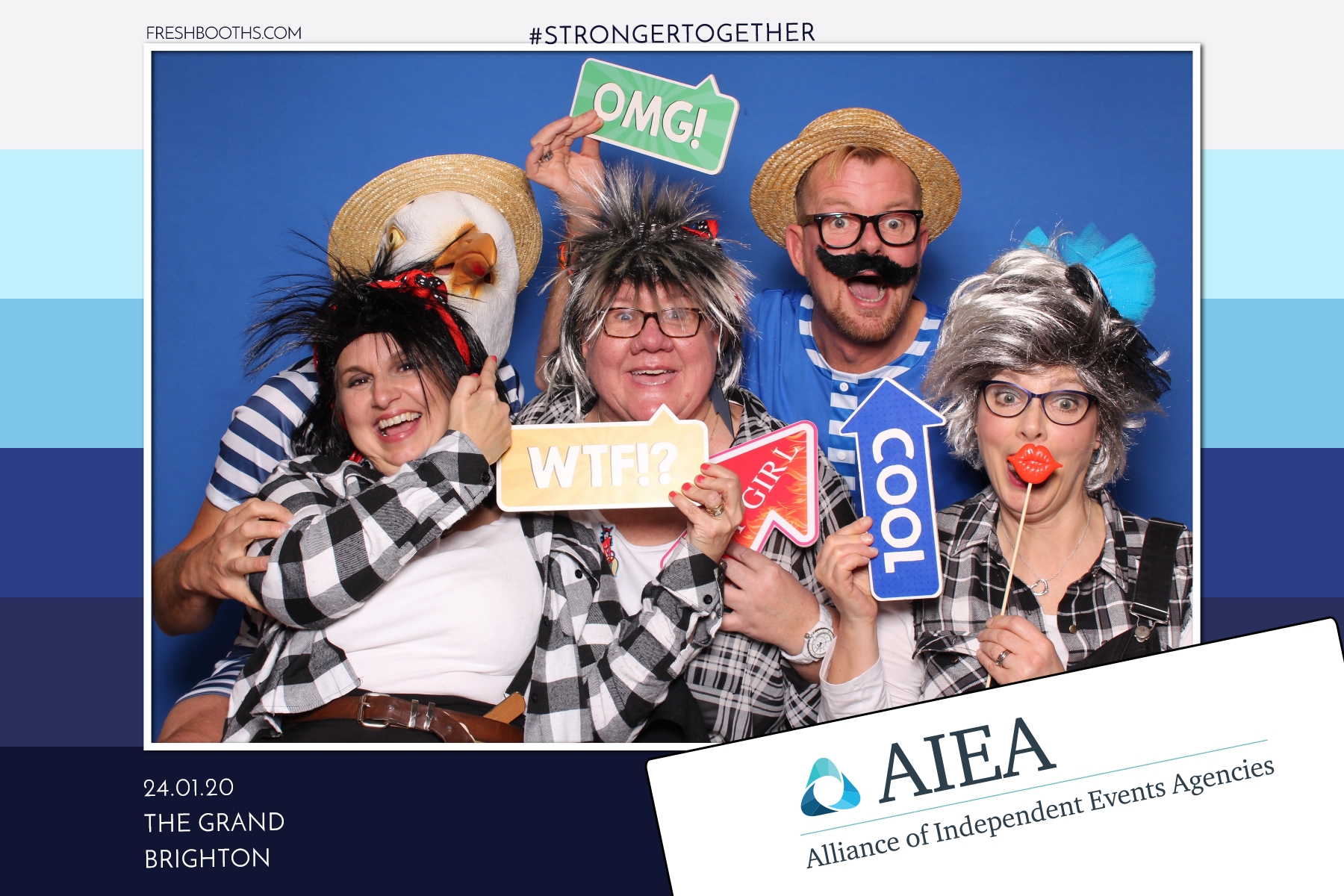 AIEA Annual Awards 2020 - Classic Open Booth | View more photos from the event at gallery.freshbooths.com/u/FreshBooths/AIEA-Annual-Awards-2020-Classic-Open-Booth