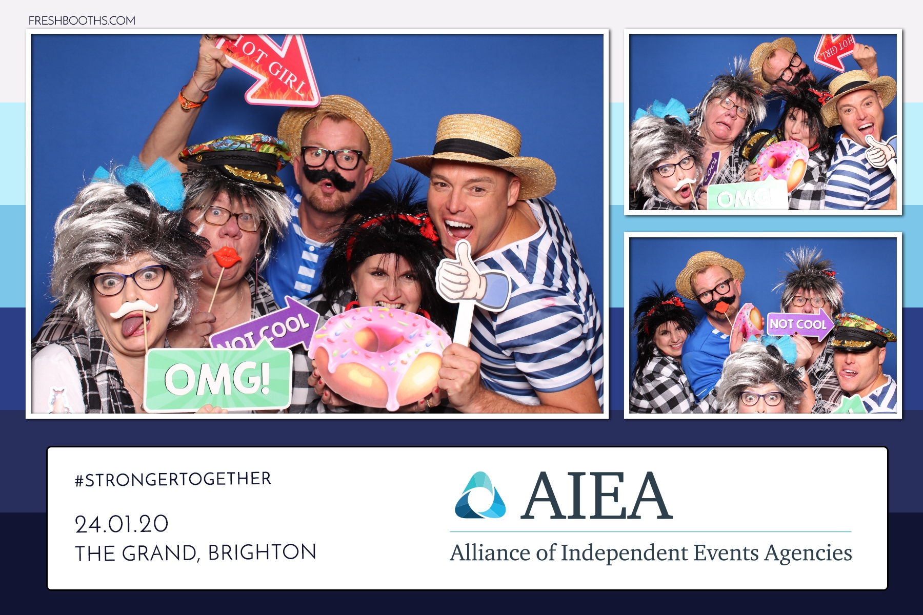 AIEA Annual Awards 2020 - Classic Open Booth | View more photos from the event at gallery.freshbooths.com/u/FreshBooths/AIEA-Annual-Awards-2020-Classic-Open-Booth