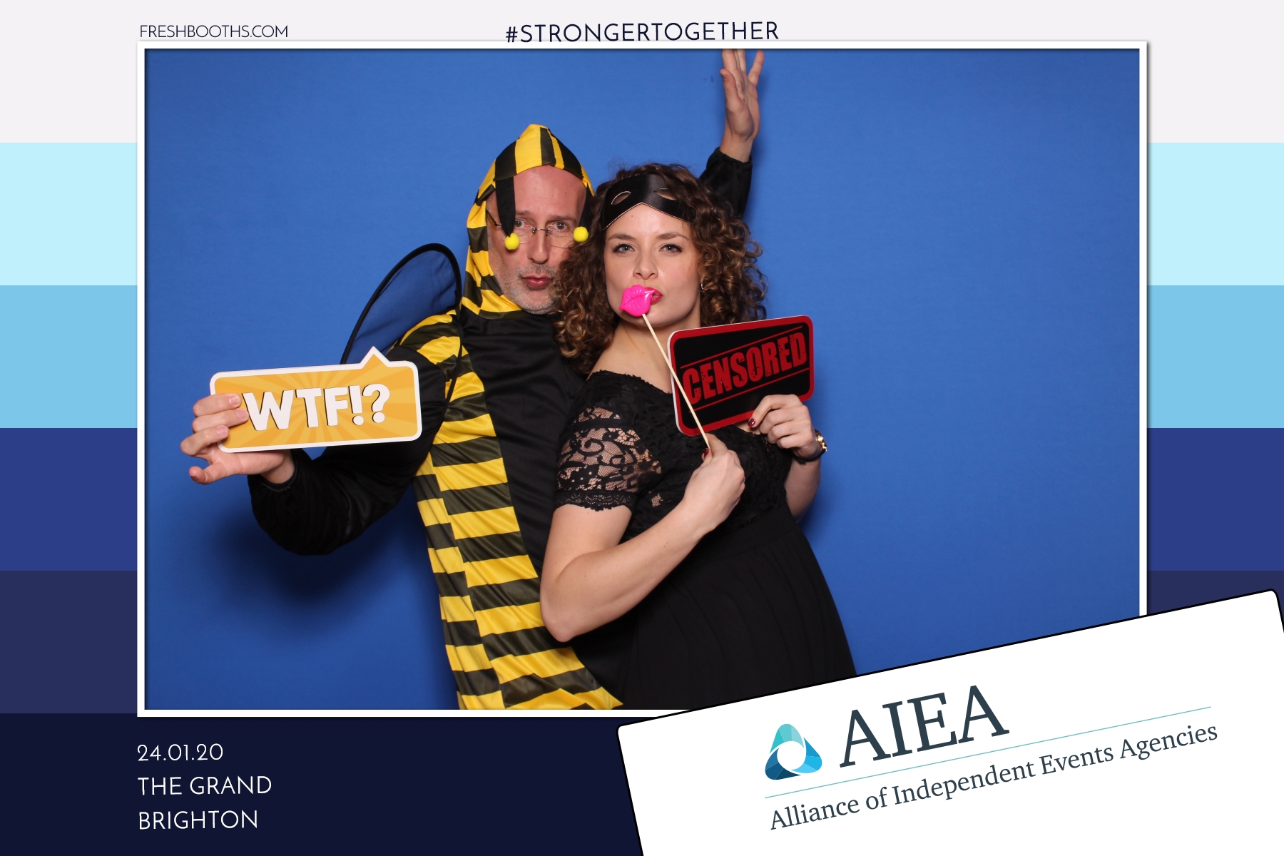 AIEA Annual Awards 2020 - Classic Open Booth | View more photos from the event at gallery.freshbooths.com/u/FreshBooths/AIEA-Annual-Awards-2020-Classic-Open-Booth