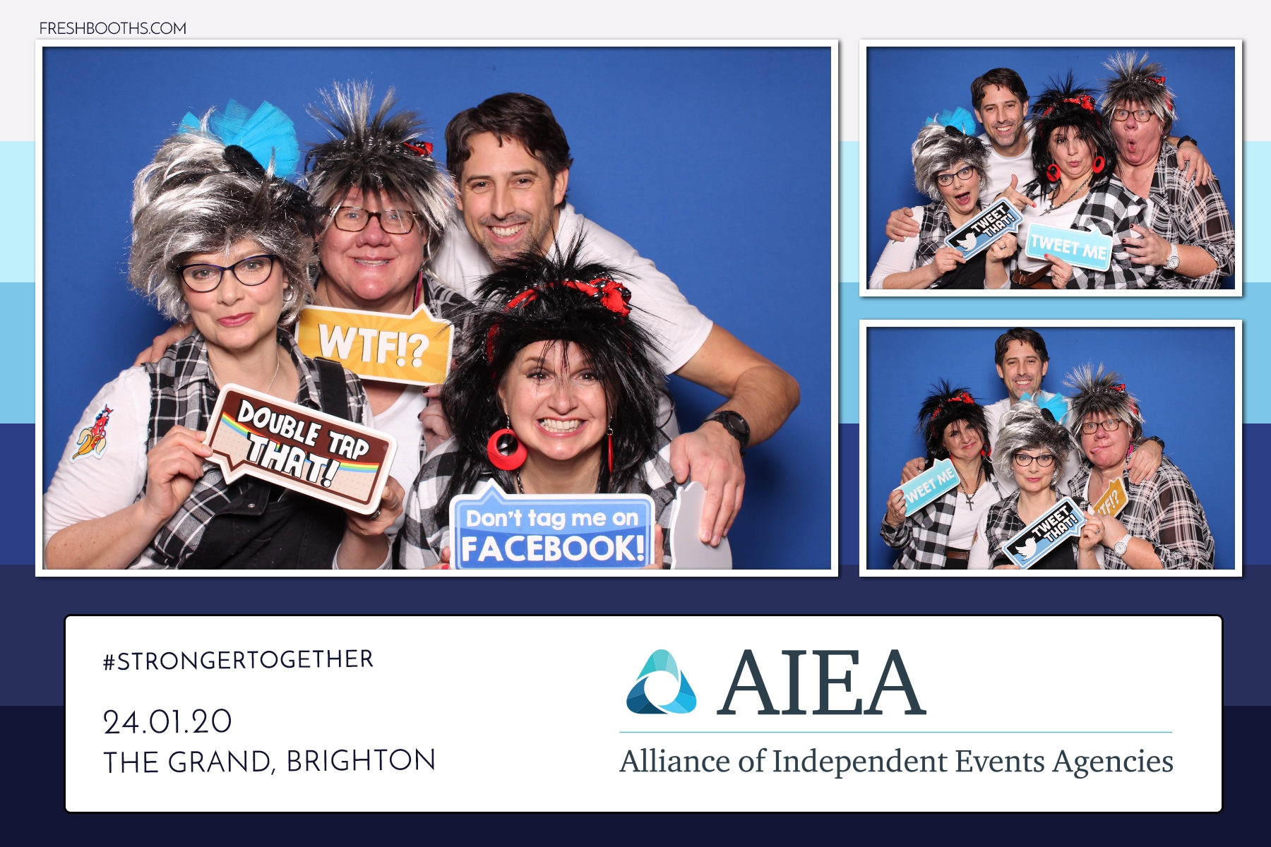 AIEA Annual Awards 2020 - Classic Open Booth | View more photos from the event at gallery.freshbooths.com/u/FreshBooths/AIEA-Annual-Awards-2020-Classic-Open-Booth
