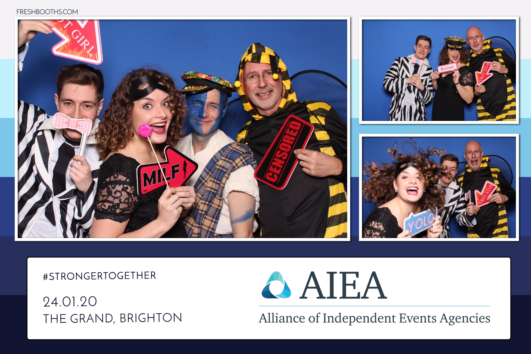 AIEA Annual Awards 2020 - Classic Open Booth | View more photos from the event at gallery.freshbooths.com/u/FreshBooths/AIEA-Annual-Awards-2020-Classic-Open-Booth