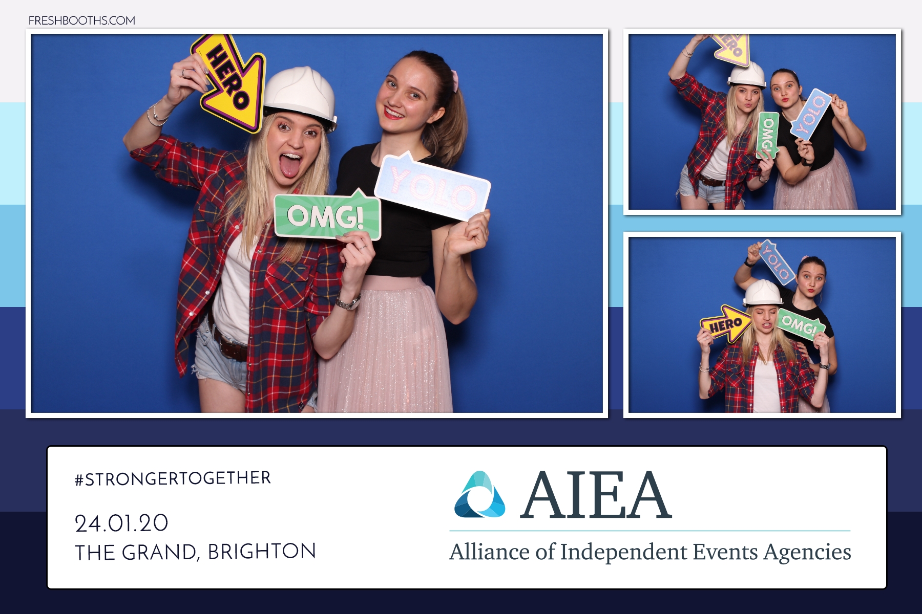AIEA Annual Awards 2020 - Classic Open Booth | View more photos from the event at gallery.freshbooths.com/u/FreshBooths/AIEA-Annual-Awards-2020-Classic-Open-Booth