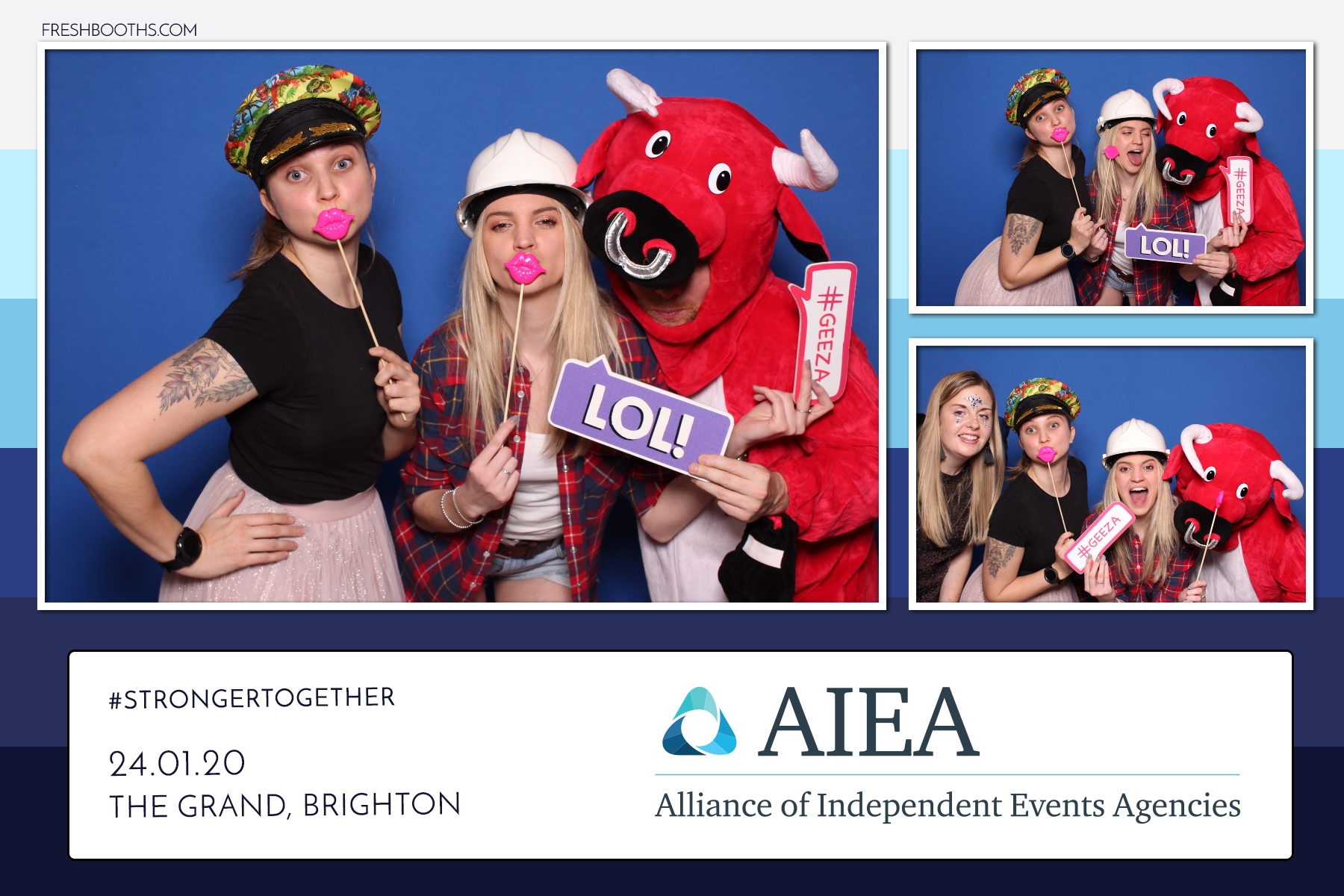 AIEA Annual Awards 2020 - Classic Open Booth | View more photos from the event at gallery.freshbooths.com/u/FreshBooths/AIEA-Annual-Awards-2020-Classic-Open-Booth