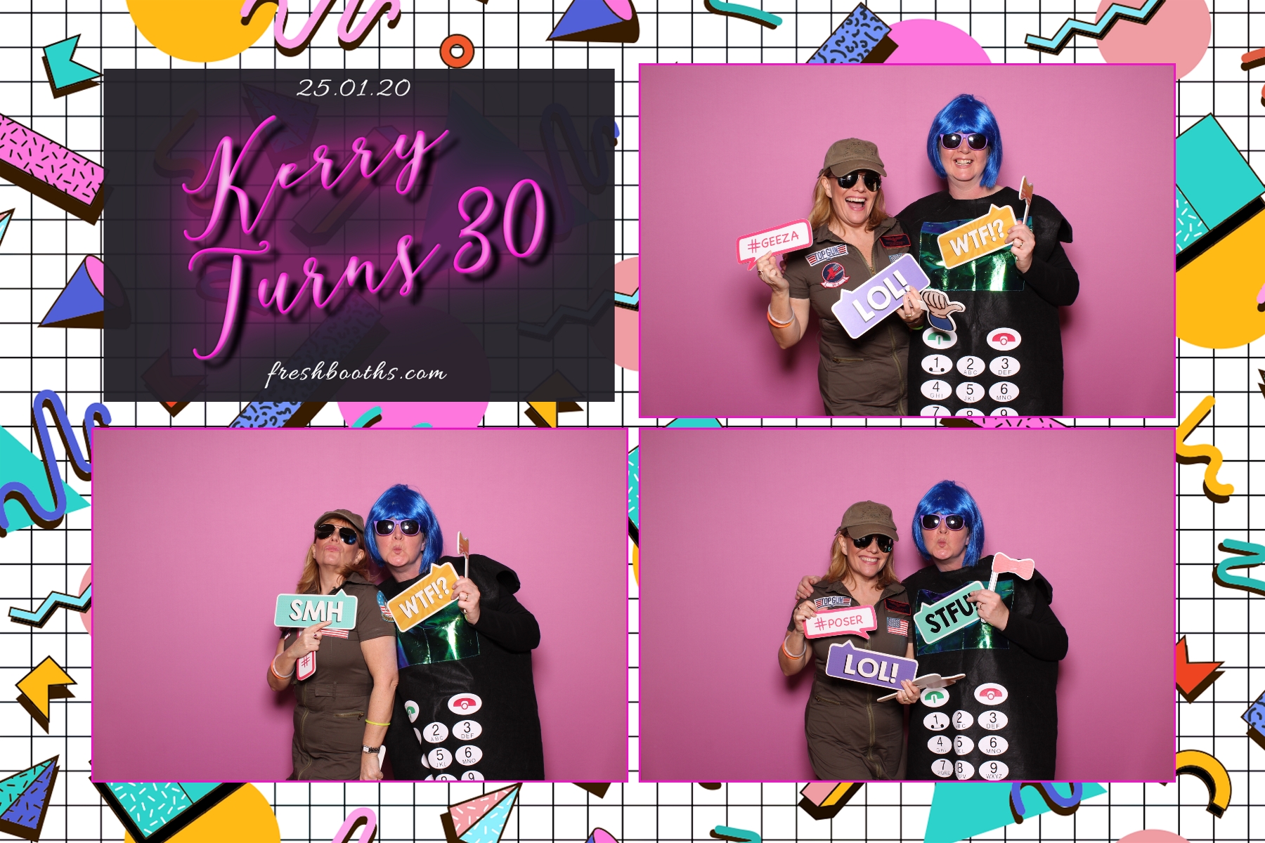 Kerrys 30th  - Classic Open Booth | View more photos from the event at gallery.freshbooths.com/u/FreshBooths/Kerrys-30th-Classic-Open-Booth