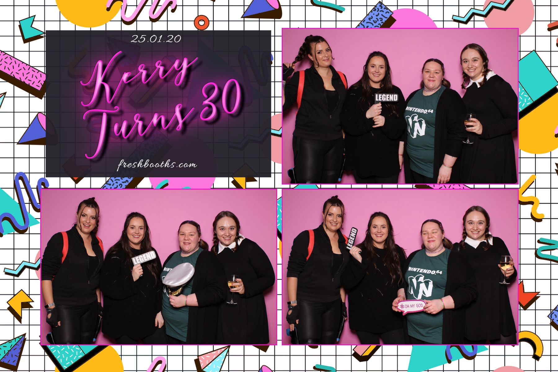 Kerrys 30th  - Classic Open Booth | View more photos from the event at gallery.freshbooths.com/u/FreshBooths/Kerrys-30th-Classic-Open-Booth