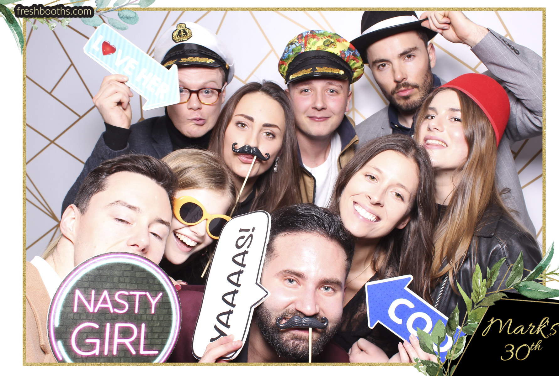 Mark's Birthday Party - Classic Open Booth + GIFs | View more photos from the event at gallery.freshbooths.com/u/FreshBooths/Marks-Birthday-Party-Classic-Open-Booth-GIFs