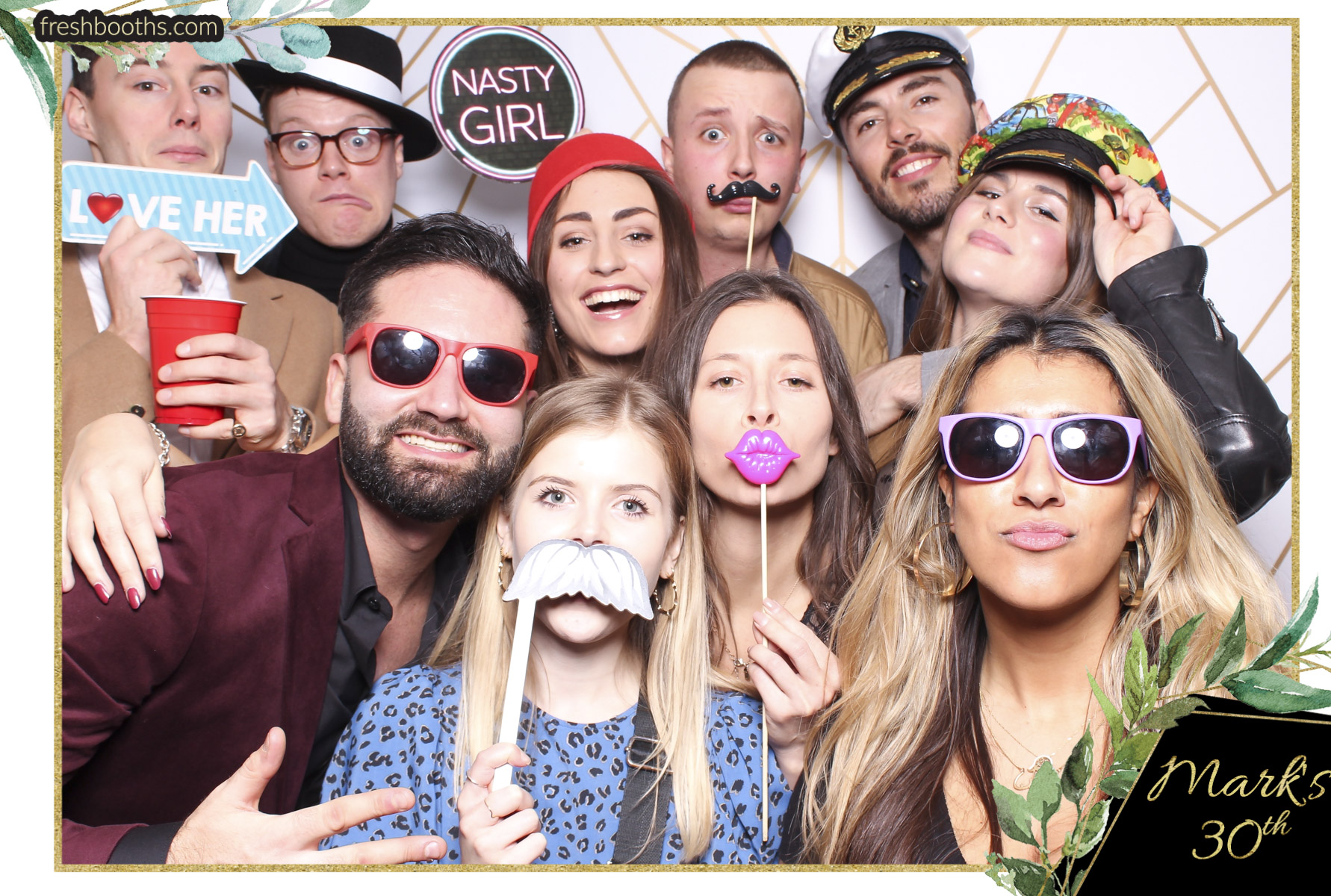 Mark's Birthday Party - Classic Open Booth + GIFs | View more photos from the event at gallery.freshbooths.com/u/FreshBooths/Marks-Birthday-Party-Classic-Open-Booth-GIFs