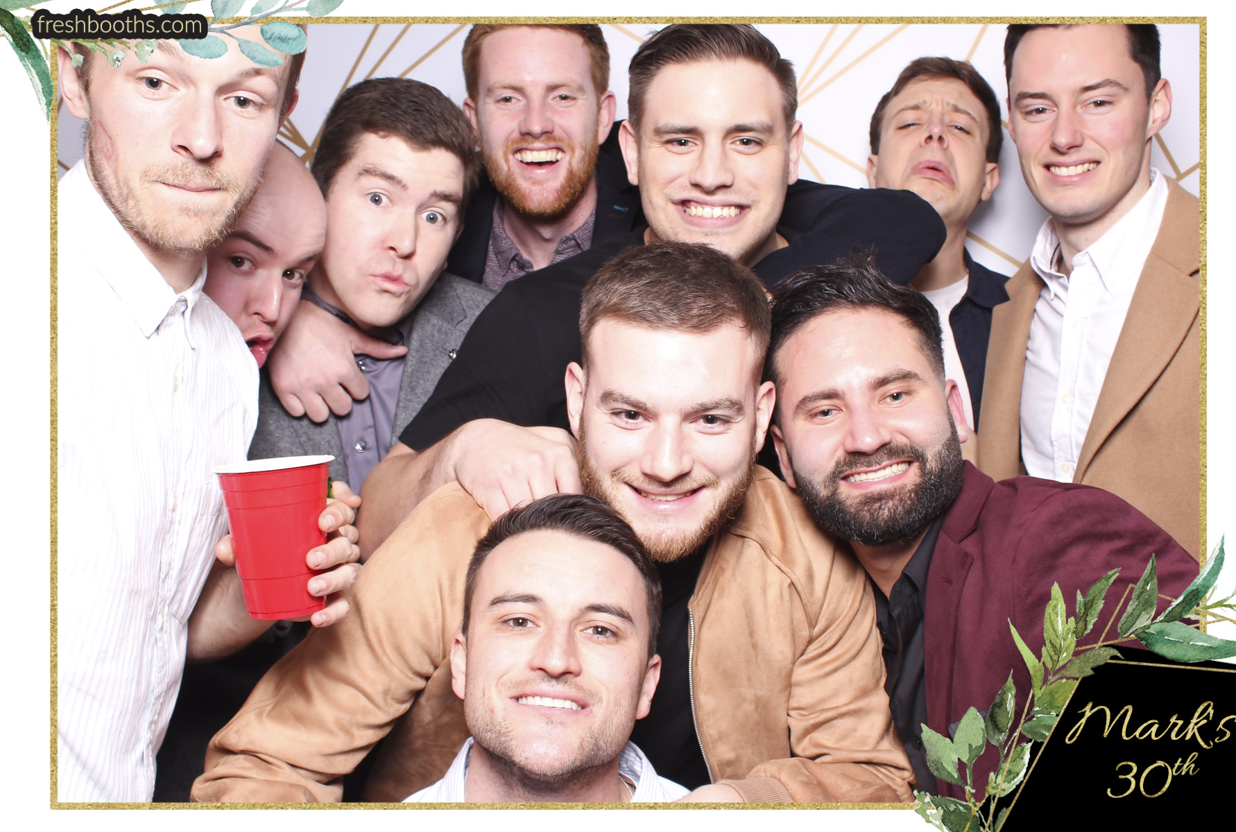 Mark's Birthday Party - Classic Open Booth + GIFs | View more photos from the event at gallery.freshbooths.com/u/FreshBooths/Marks-Birthday-Party-Classic-Open-Booth-GIFs