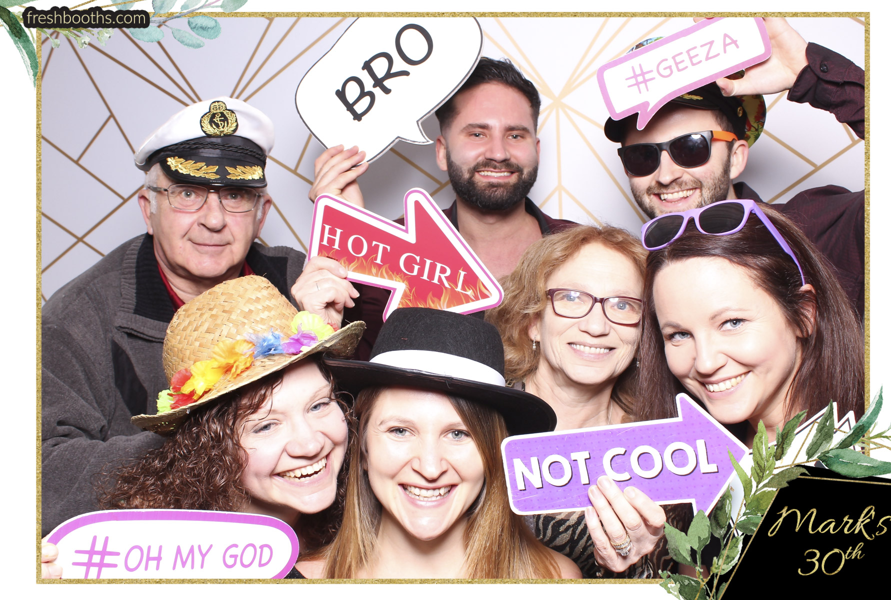 Mark's Birthday Party - Classic Open Booth + GIFs | View more photos from the event at gallery.freshbooths.com/u/FreshBooths/Marks-Birthday-Party-Classic-Open-Booth-GIFs