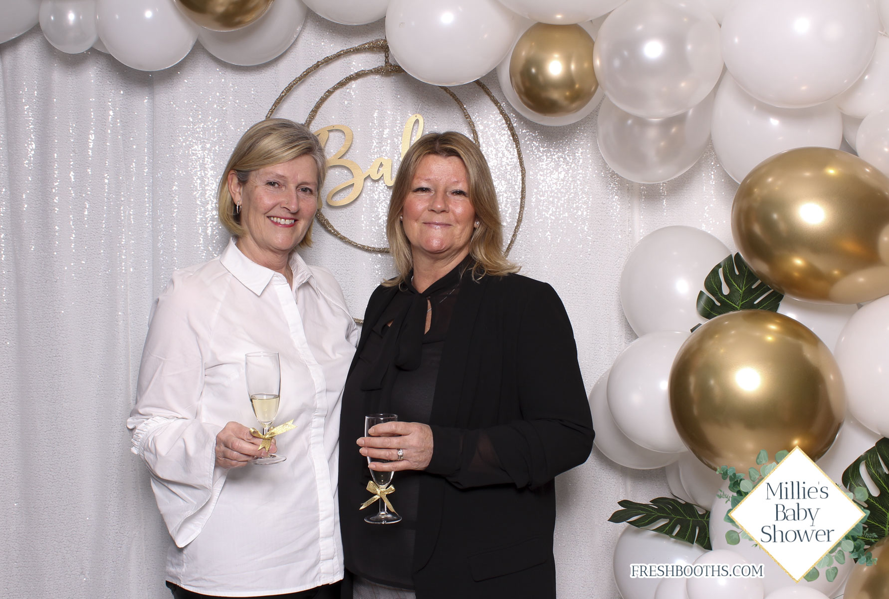 Millie's Baby Shower - Classic Open Booth | View more photos from the event at gallery.freshbooths.com/u/FreshBooths/Millies-Baby-Shower-Classic-Open-Booth
