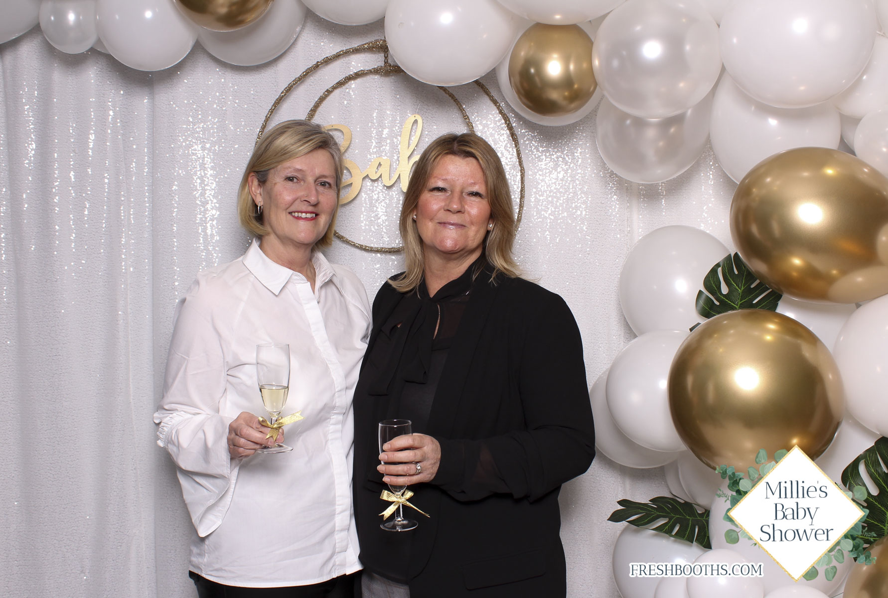 Millie's Baby Shower - Classic Open Booth | View more photos from the event at gallery.freshbooths.com/u/FreshBooths/Millies-Baby-Shower-Classic-Open-Booth
