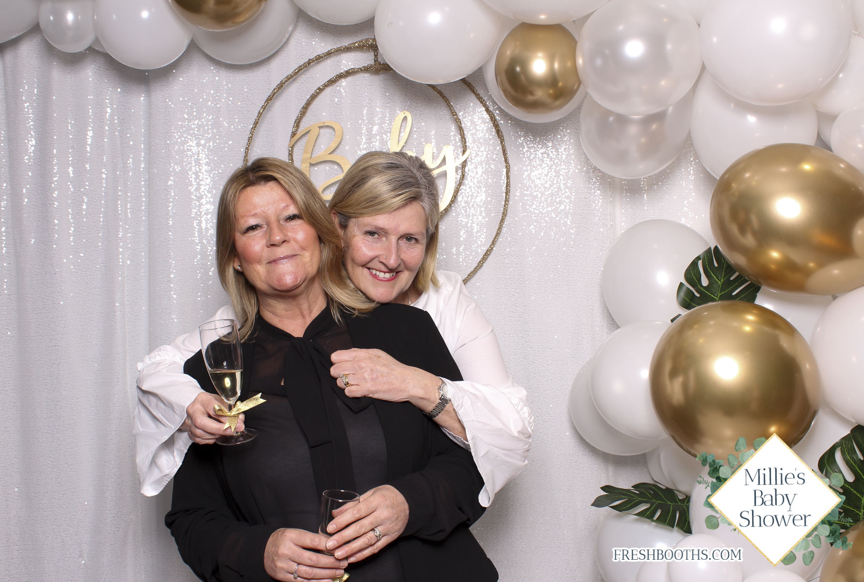 Millie's Baby Shower - Classic Open Booth | View more photos from the event at gallery.freshbooths.com/u/FreshBooths/Millies-Baby-Shower-Classic-Open-Booth