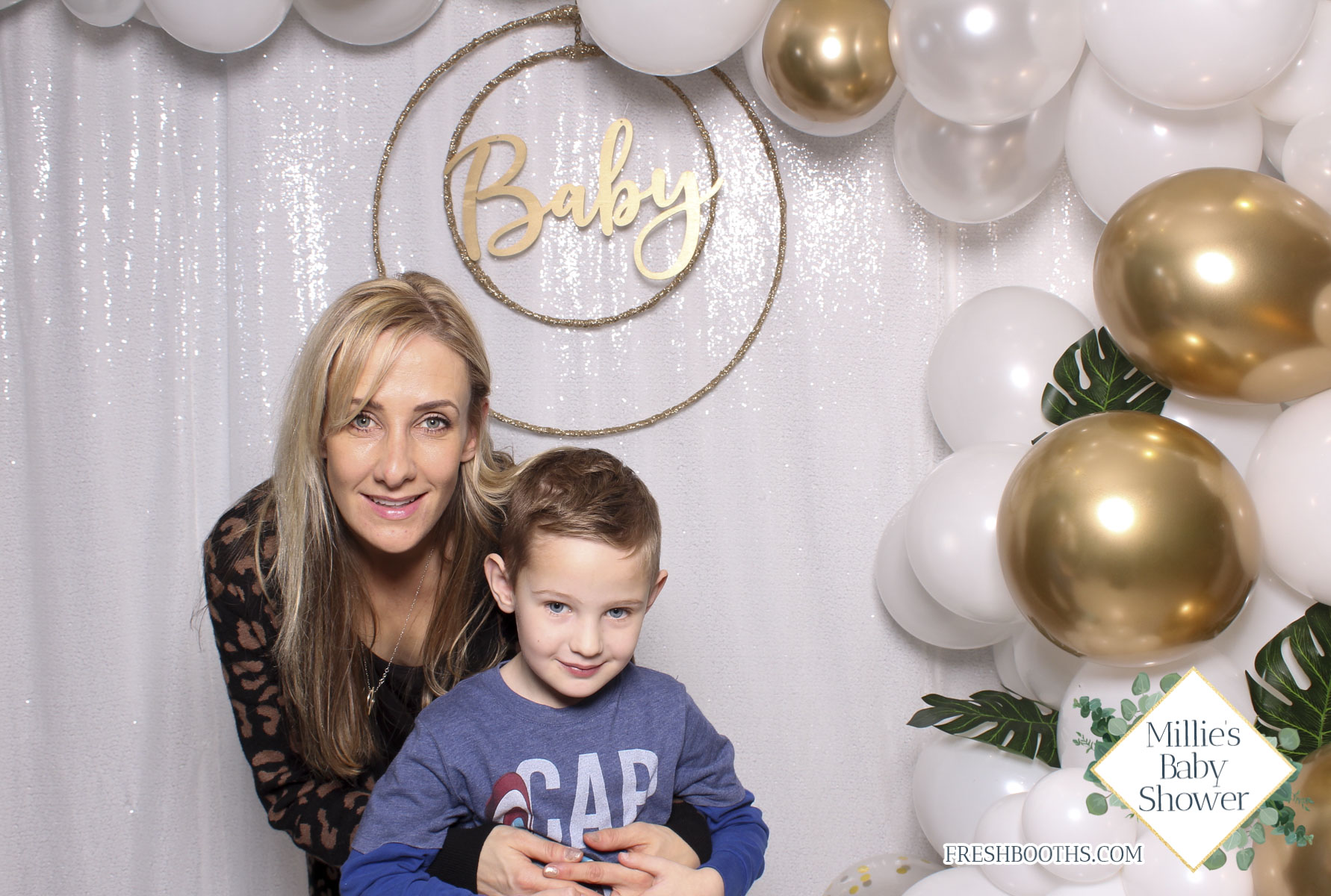 Millie's Baby Shower - Classic Open Booth | View more photos from the event at gallery.freshbooths.com/u/FreshBooths/Millies-Baby-Shower-Classic-Open-Booth