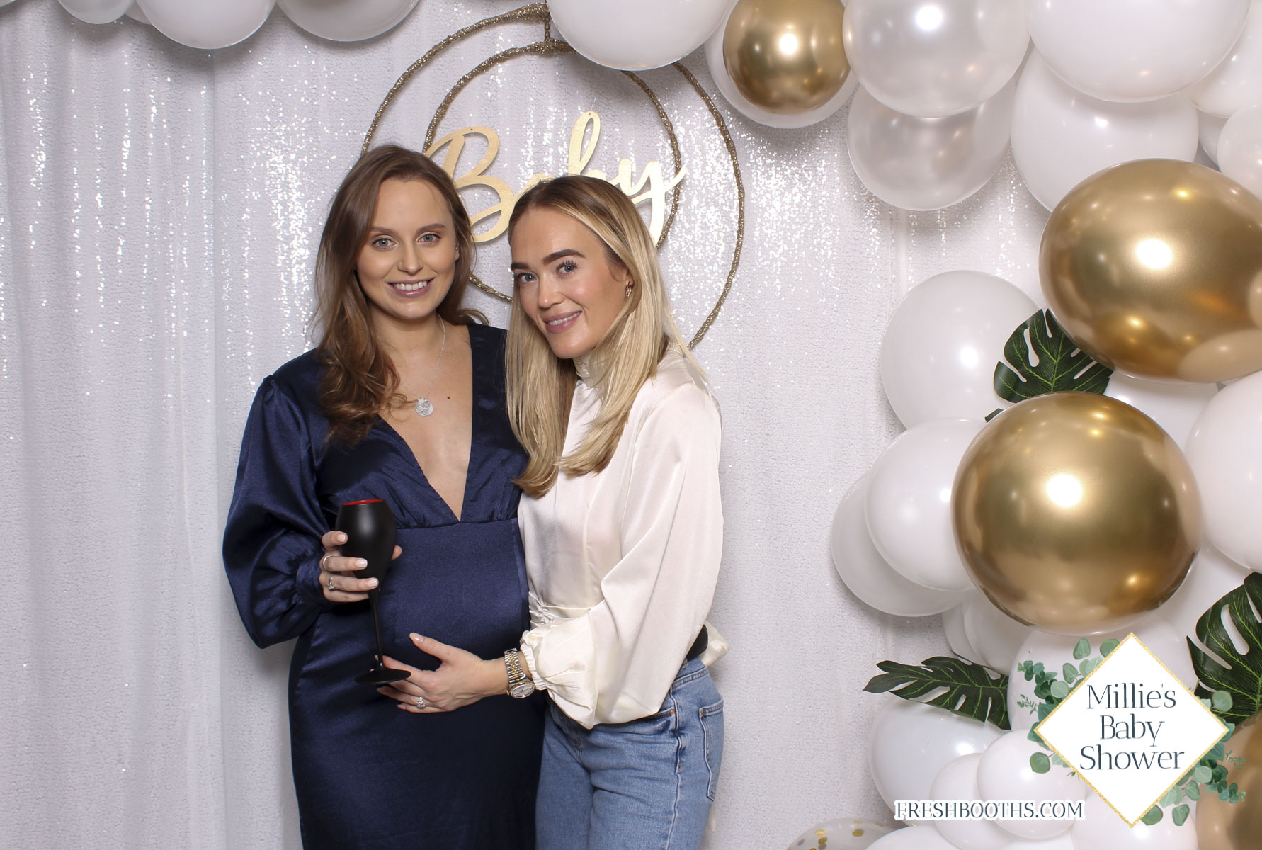 Millie's Baby Shower - Classic Open Booth | View more photos from the event at gallery.freshbooths.com/u/FreshBooths/Millies-Baby-Shower-Classic-Open-Booth