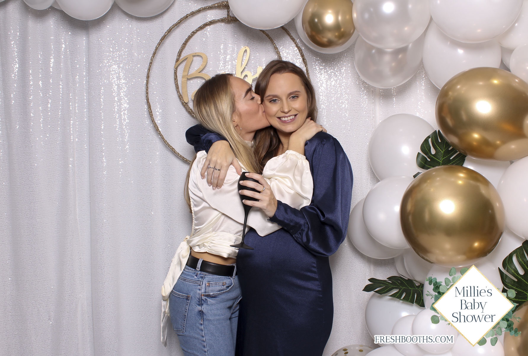 Millie's Baby Shower - Classic Open Booth | View more photos from the event at gallery.freshbooths.com/u/FreshBooths/Millies-Baby-Shower-Classic-Open-Booth