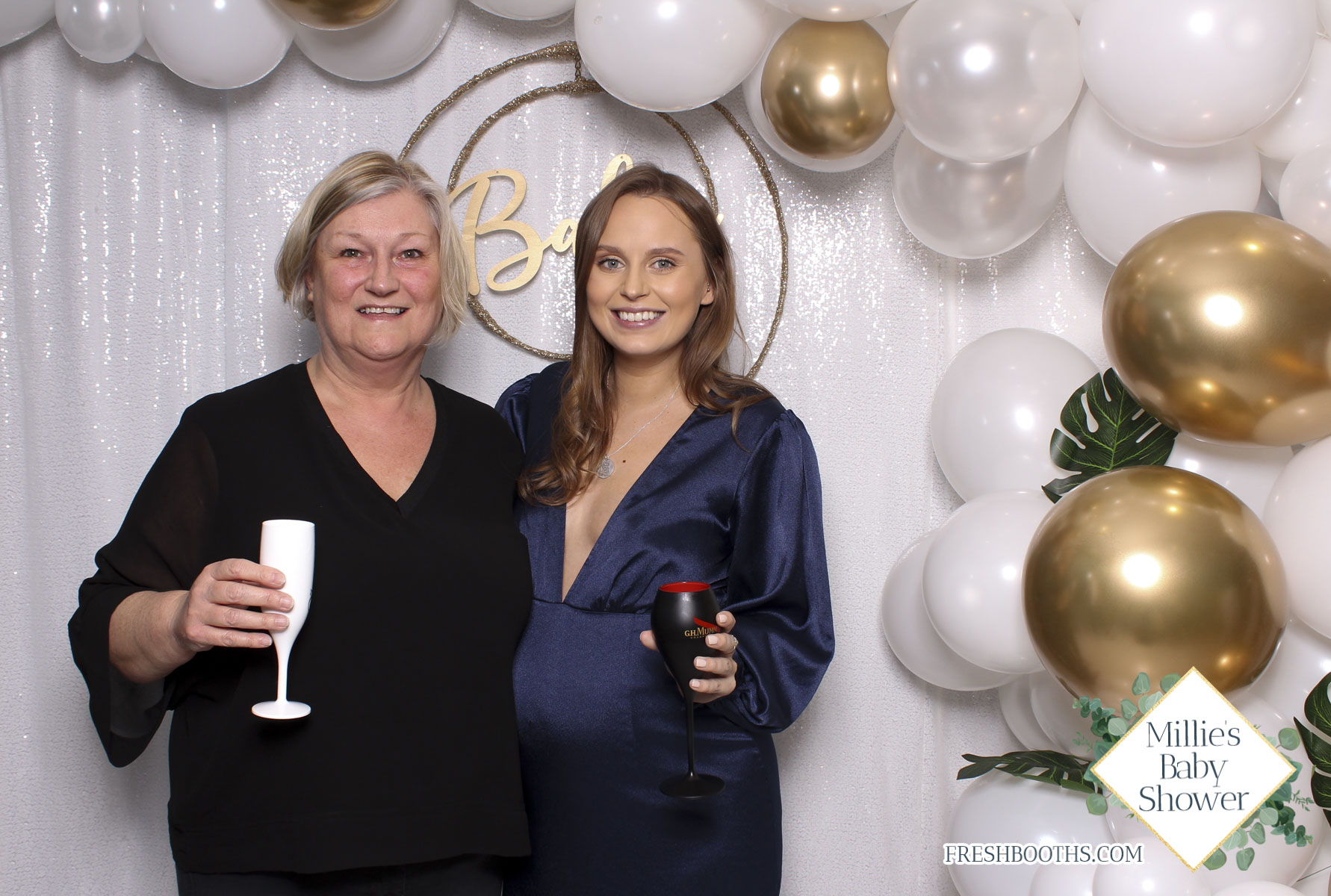 Millie's Baby Shower - Classic Open Booth | View more photos from the event at gallery.freshbooths.com/u/FreshBooths/Millies-Baby-Shower-Classic-Open-Booth
