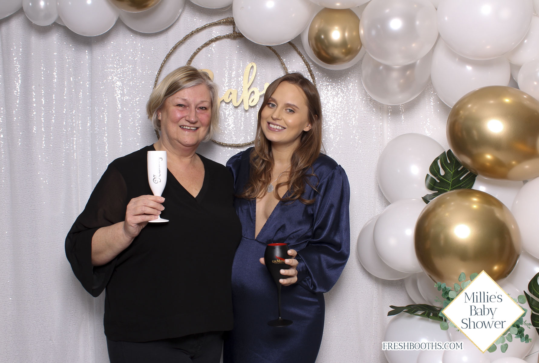 Millie's Baby Shower - Classic Open Booth | View more photos from the event at gallery.freshbooths.com/u/FreshBooths/Millies-Baby-Shower-Classic-Open-Booth