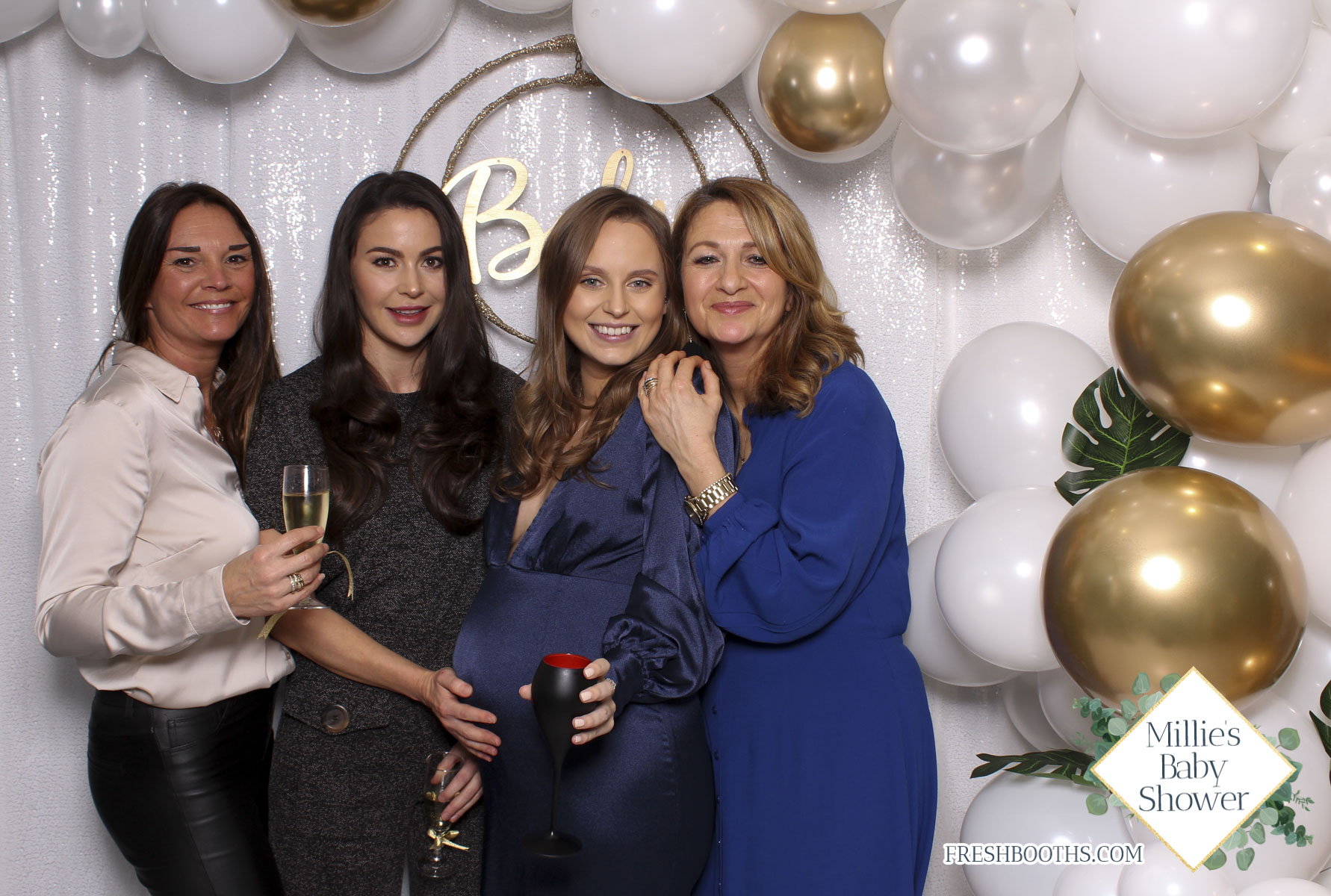 Millie's Baby Shower - Classic Open Booth | View more photos from the event at gallery.freshbooths.com/u/FreshBooths/Millies-Baby-Shower-Classic-Open-Booth