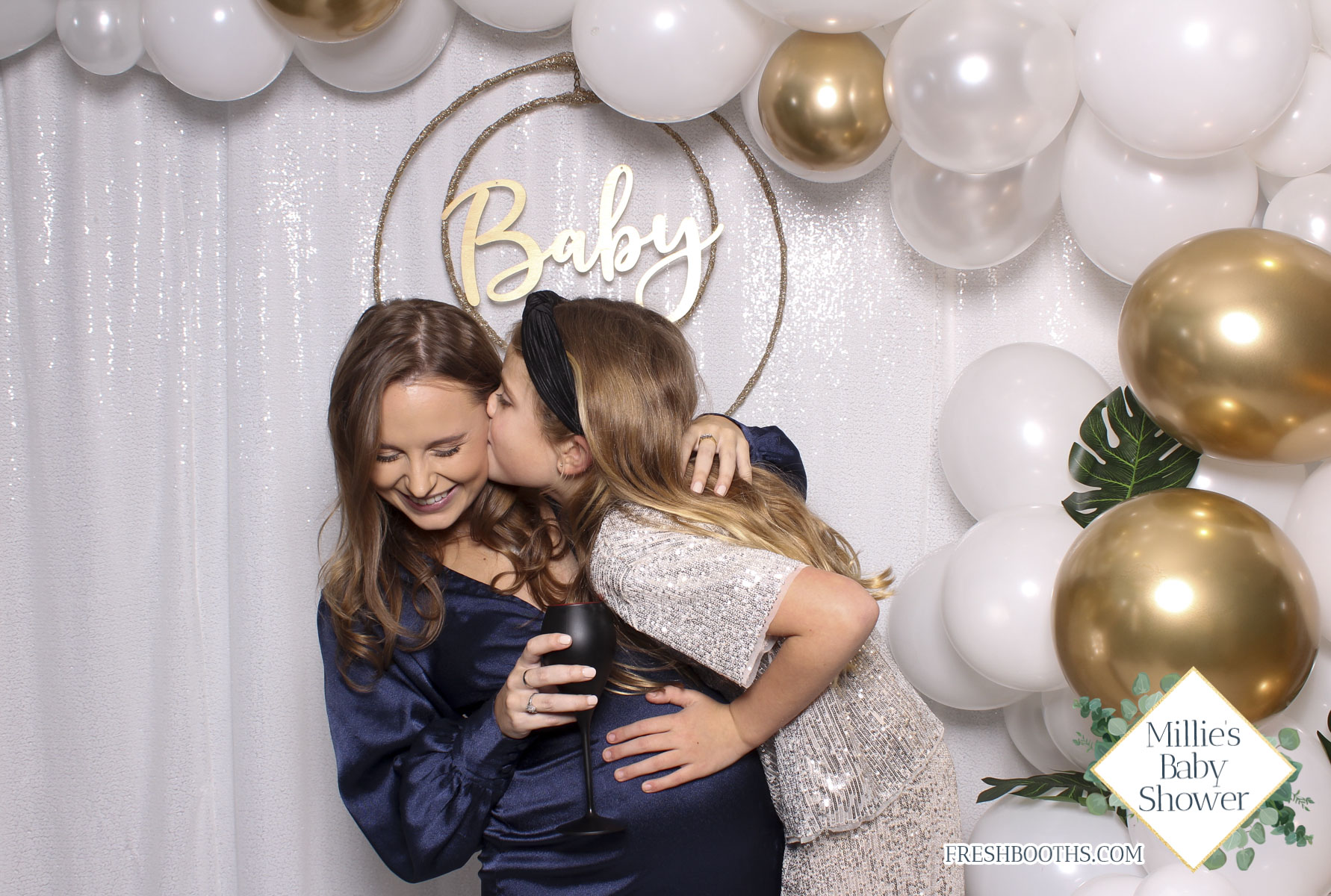 Millie's Baby Shower - Classic Open Booth | View more photos from the event at gallery.freshbooths.com/u/FreshBooths/Millies-Baby-Shower-Classic-Open-Booth