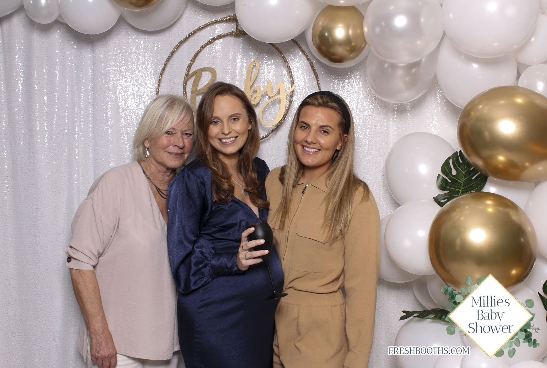 Millie's Baby Shower - Classic Open Booth | View more photos from the event at gallery.freshbooths.com/u/FreshBooths/Millies-Baby-Shower-Classic-Open-Booth