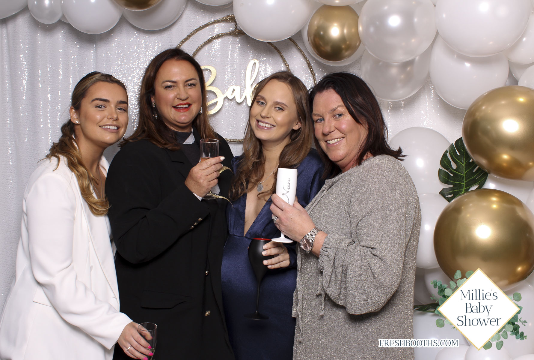 Millie's Baby Shower - Classic Open Booth | View more photos from the event at gallery.freshbooths.com/u/FreshBooths/Millies-Baby-Shower-Classic-Open-Booth