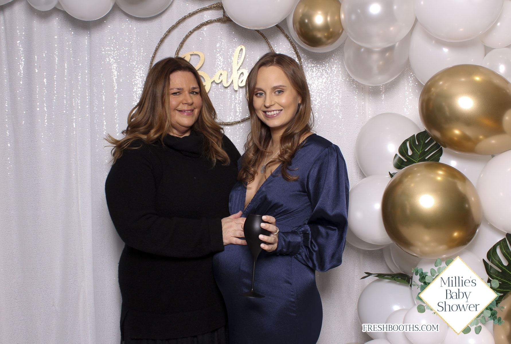 Millie's Baby Shower - Classic Open Booth | View more photos from the event at gallery.freshbooths.com/u/FreshBooths/Millies-Baby-Shower-Classic-Open-Booth