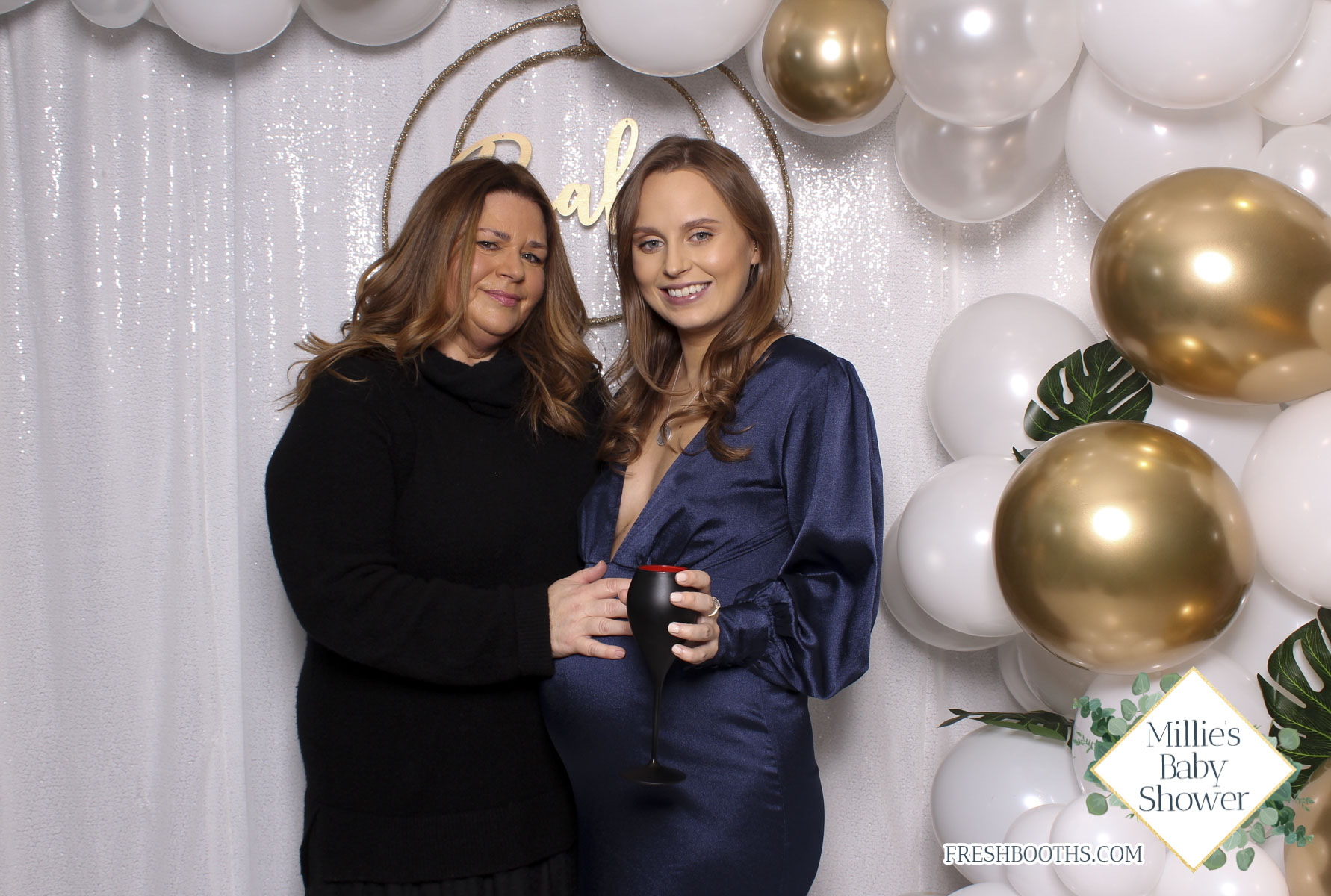 Millie's Baby Shower - Classic Open Booth | View more photos from the event at gallery.freshbooths.com/u/FreshBooths/Millies-Baby-Shower-Classic-Open-Booth